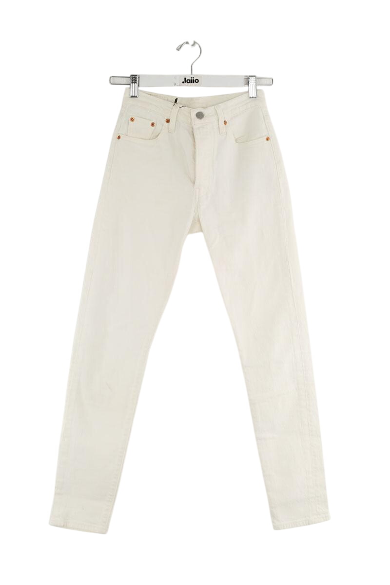 Cotton skinny jeans LEVI'S - Seconde main White