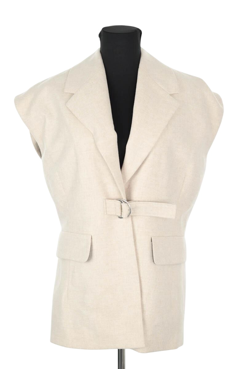 Voile and crochet dress IRO - Seconde Main Beige