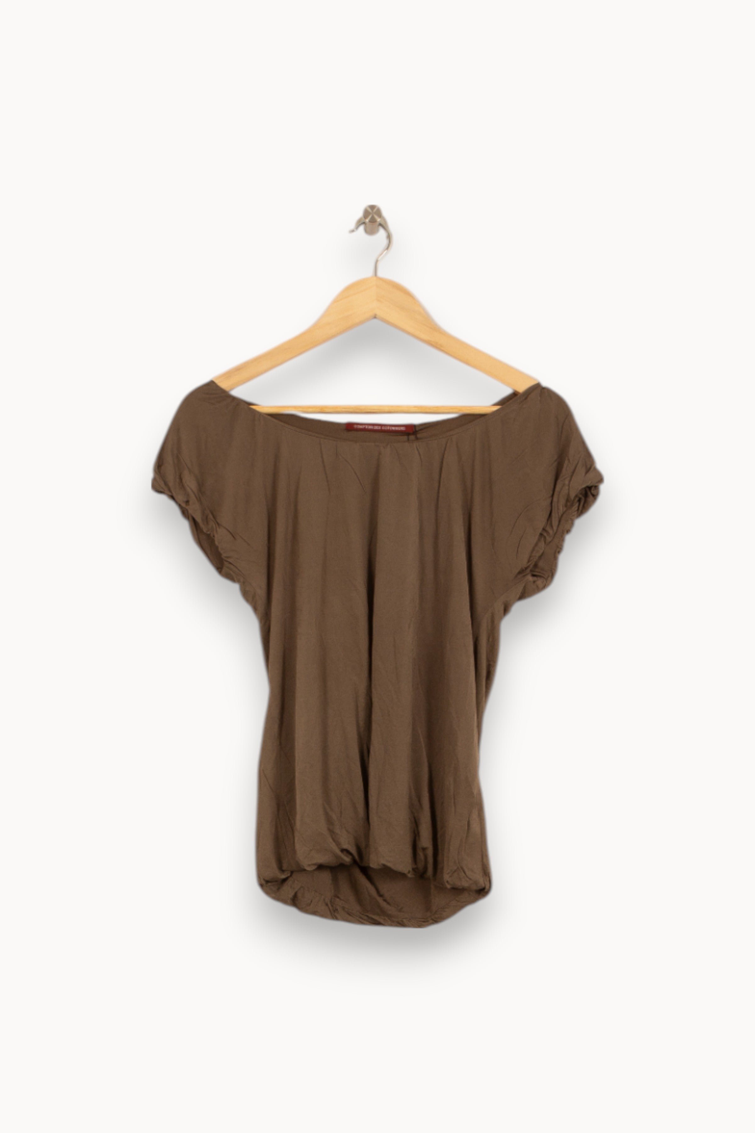 Tommy Badge T-shirt COMPTOIR DES COTONNIERS - Seconde main Beige