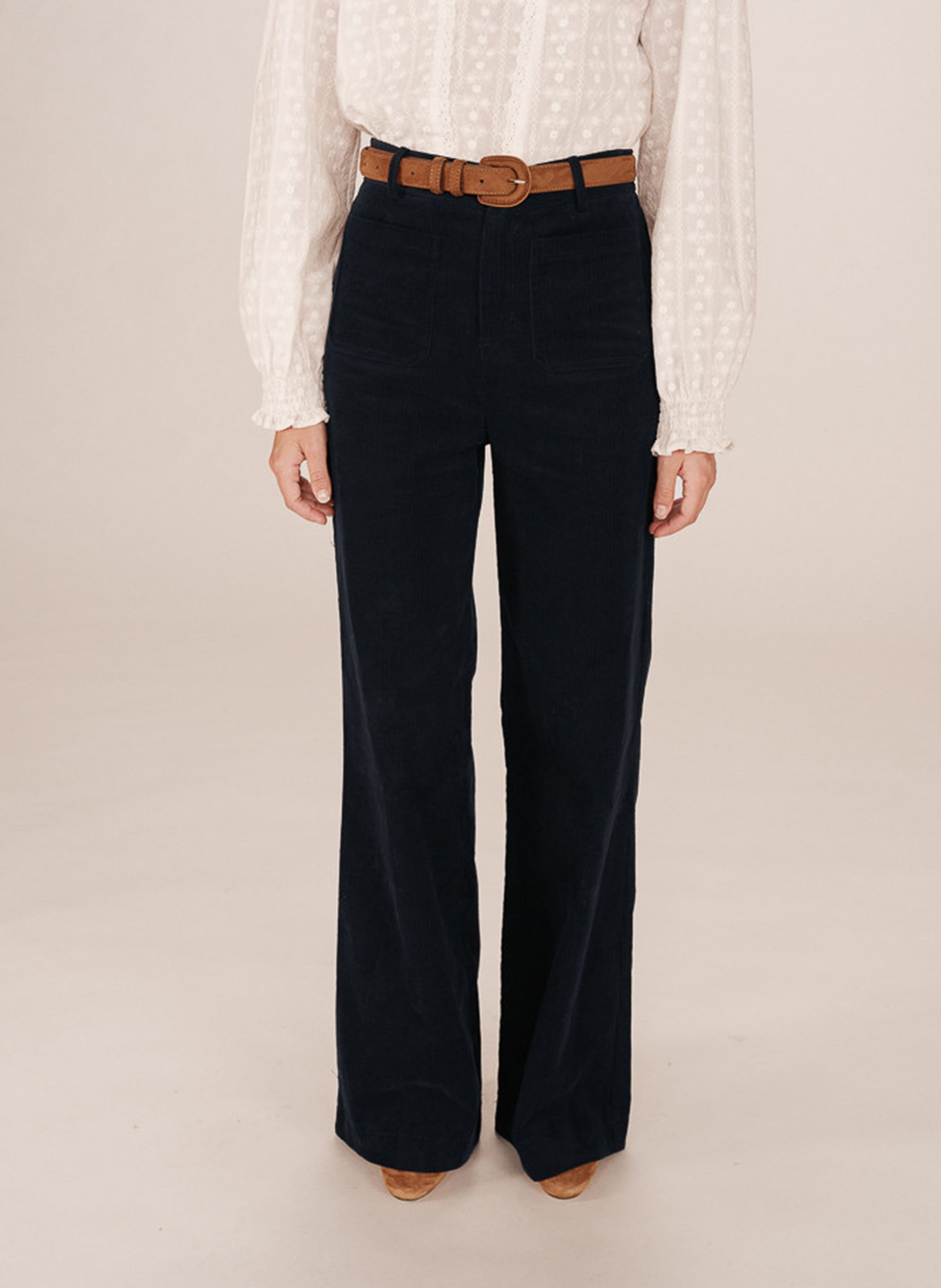 Slim-fit cotton cargo pants GRACE ET MILA