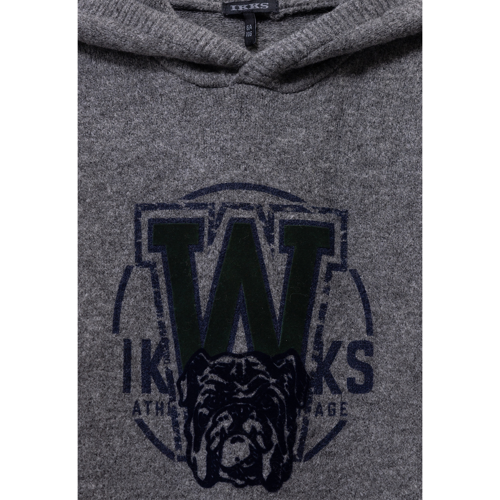 Rundhals-Sweatshirt aus Baumwoll-Mix IKKS JUNIOR Grau