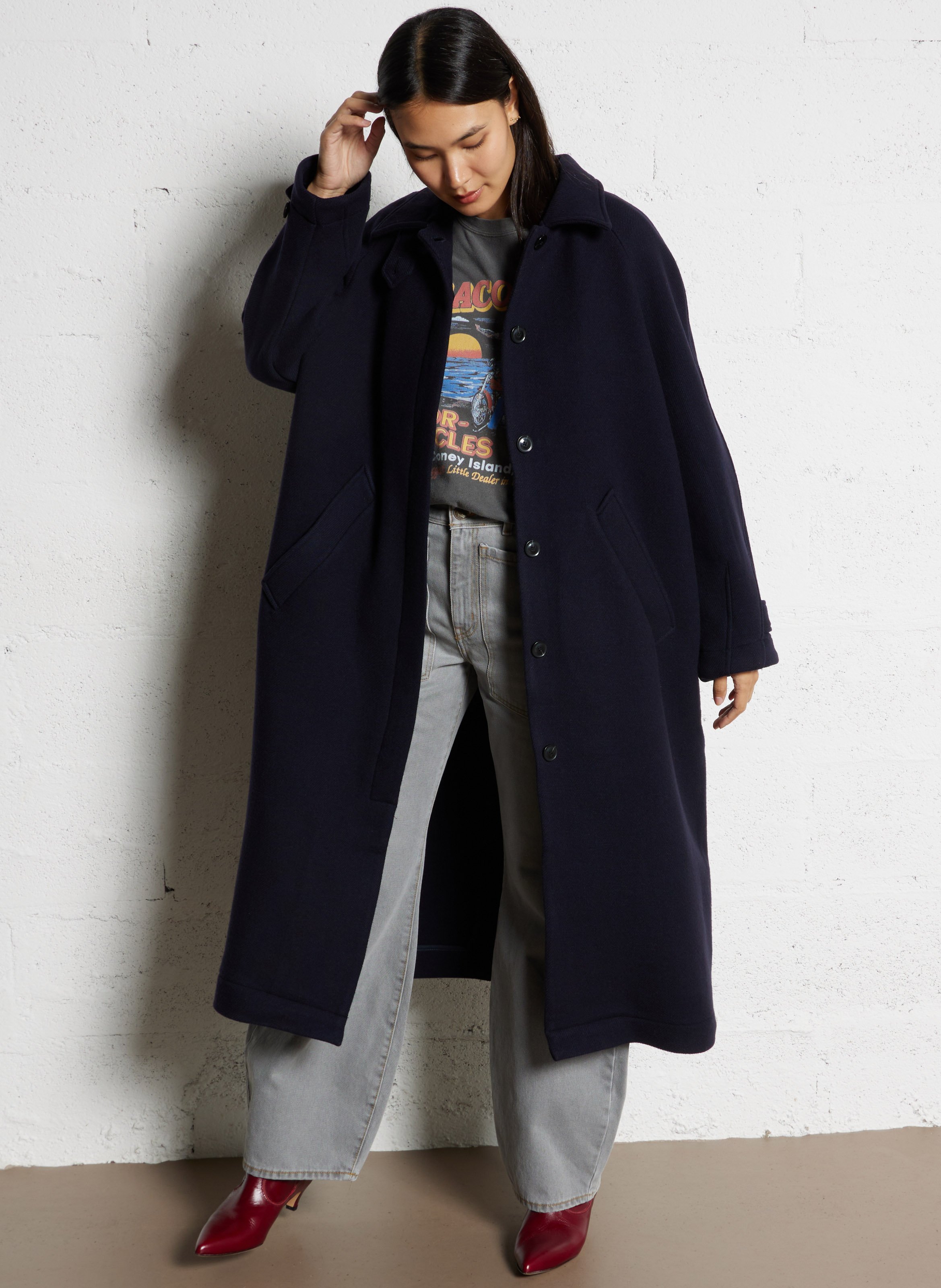 Bottines en cuir ANONYMOUS COPENHAGEN Rouge