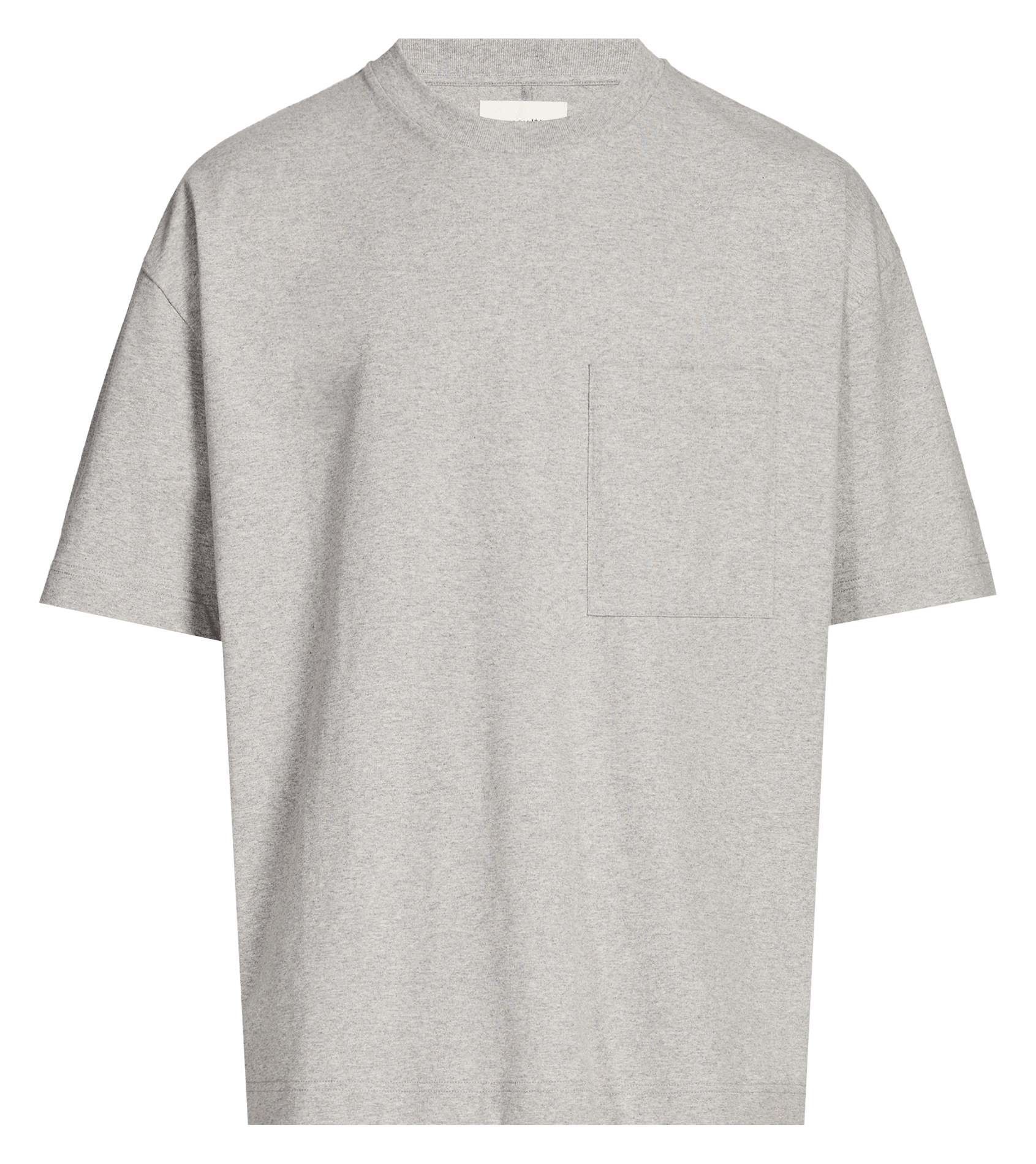 T-shirt met ronde hals van biologisch katoen SAISON 1865