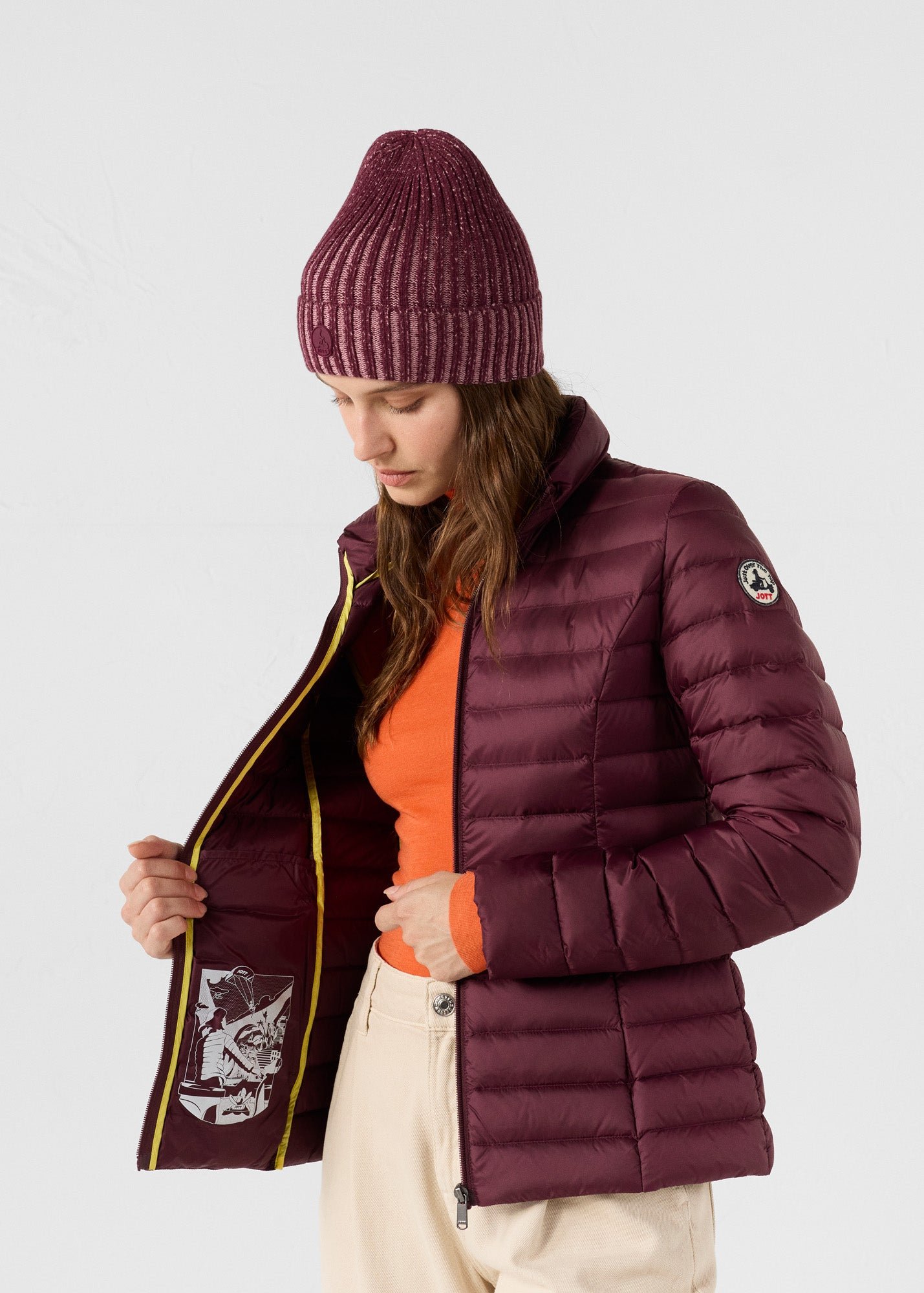 Lightweight down jacket JOTT Pink