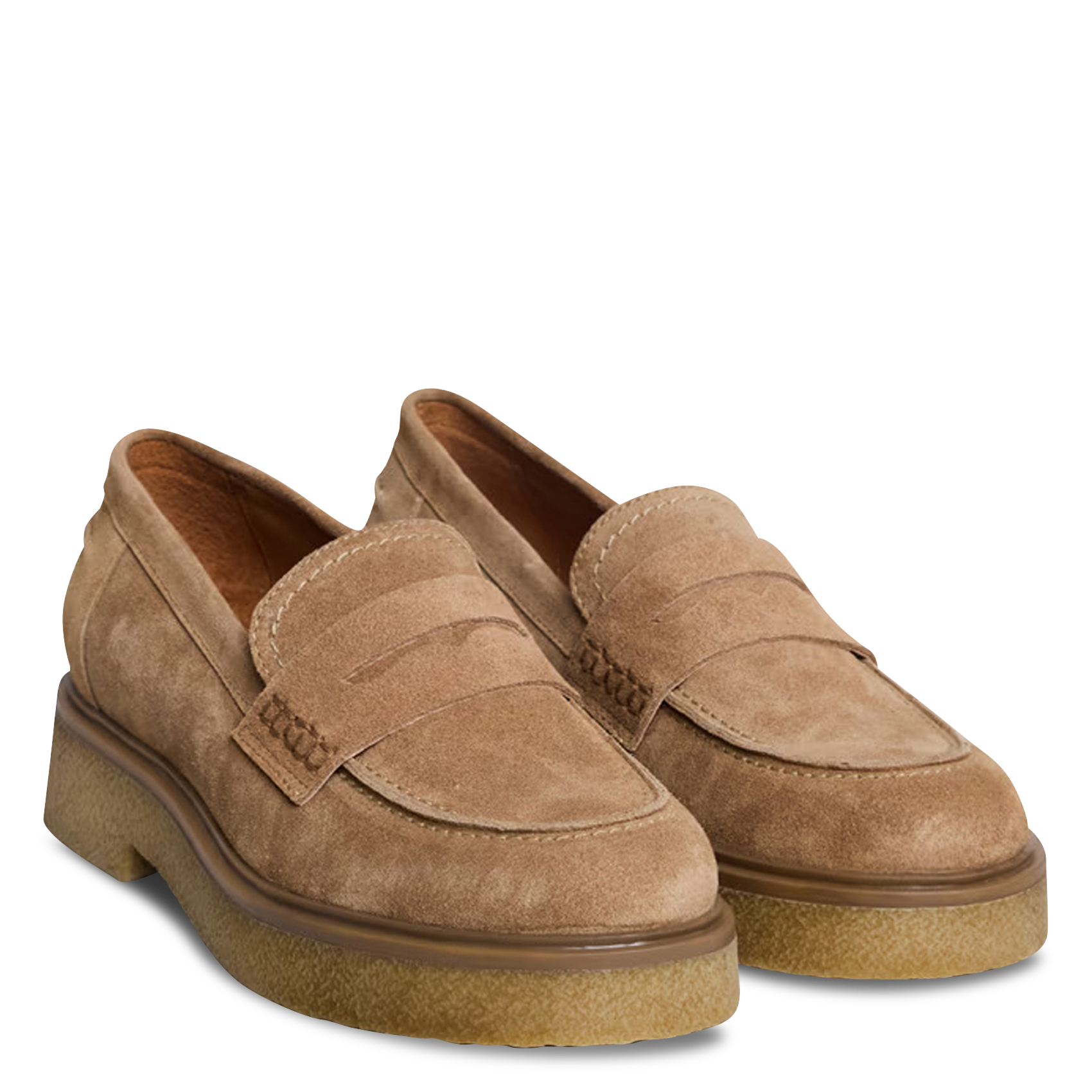 Mocassins en cuir JONAK Beige