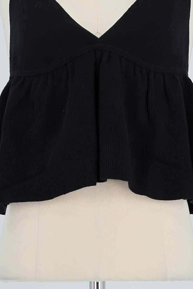 Azawood sleeveless top SEZANE - Seconde main Black