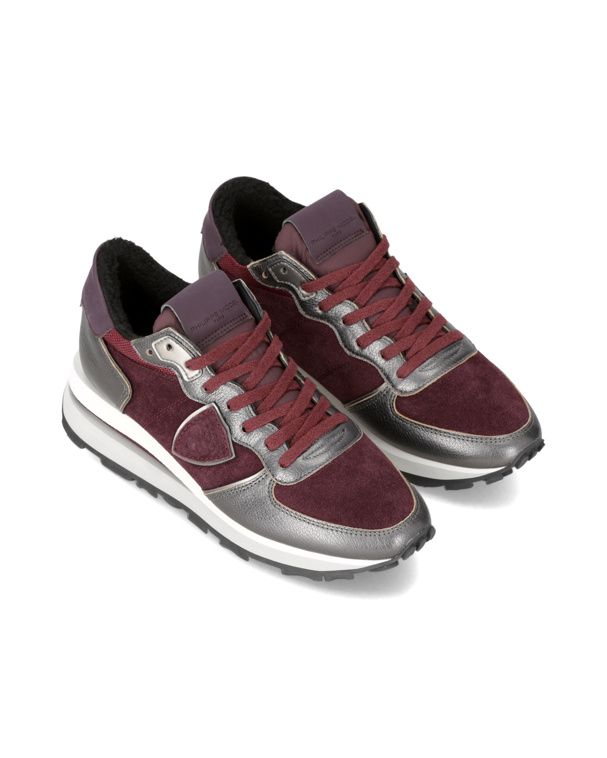 High-top running sneakers PHILIPPE MODEL Red