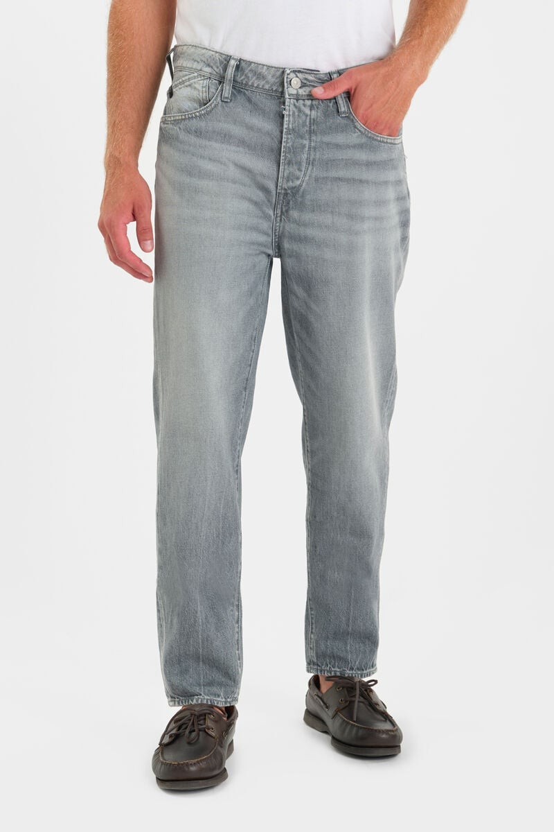 Loose, wide-leg jeans, length 34 LE TEMPS DES CERISES Grey