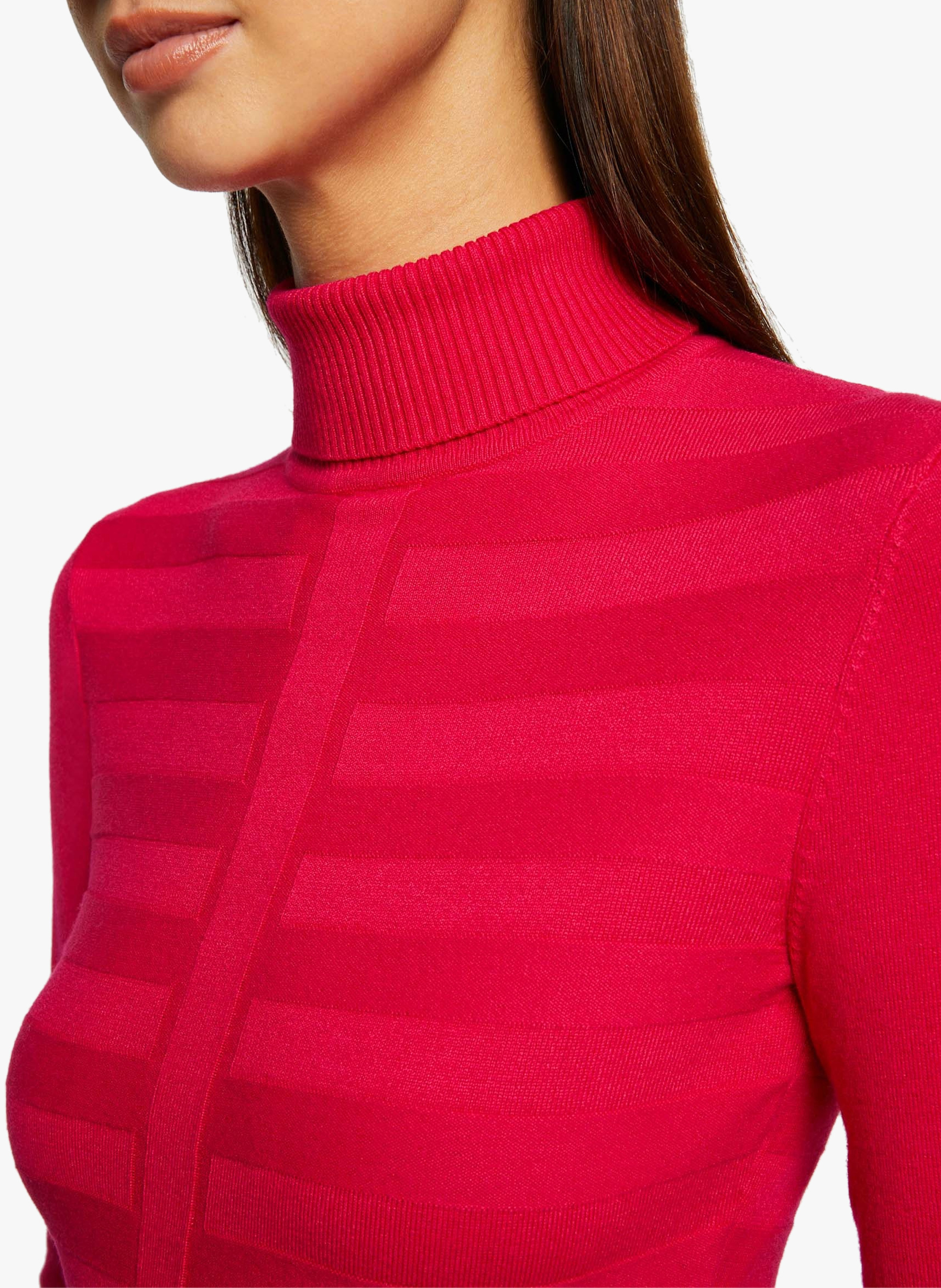 Rollkragenpullover MORGAN Rot