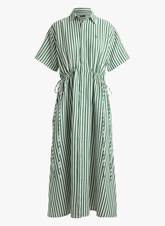 Striped linen blend shirt dress White Polo ralph lauren - Women | Place des Tendances Striped linen blend shirt dress White Polo ralph lauren - Women | Place des Tendances