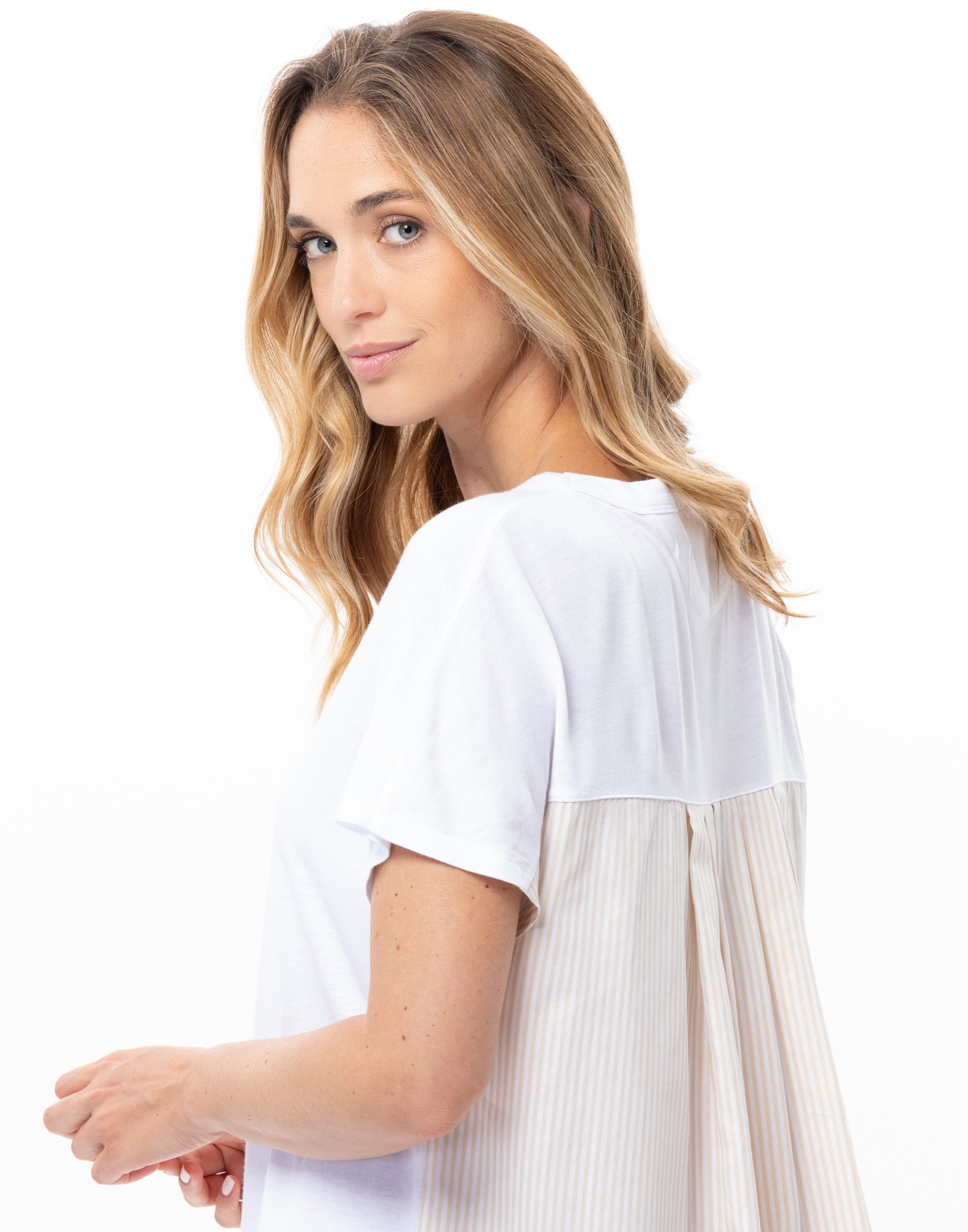 Chemise de nuit en coton modal LE CHAT Multicolore