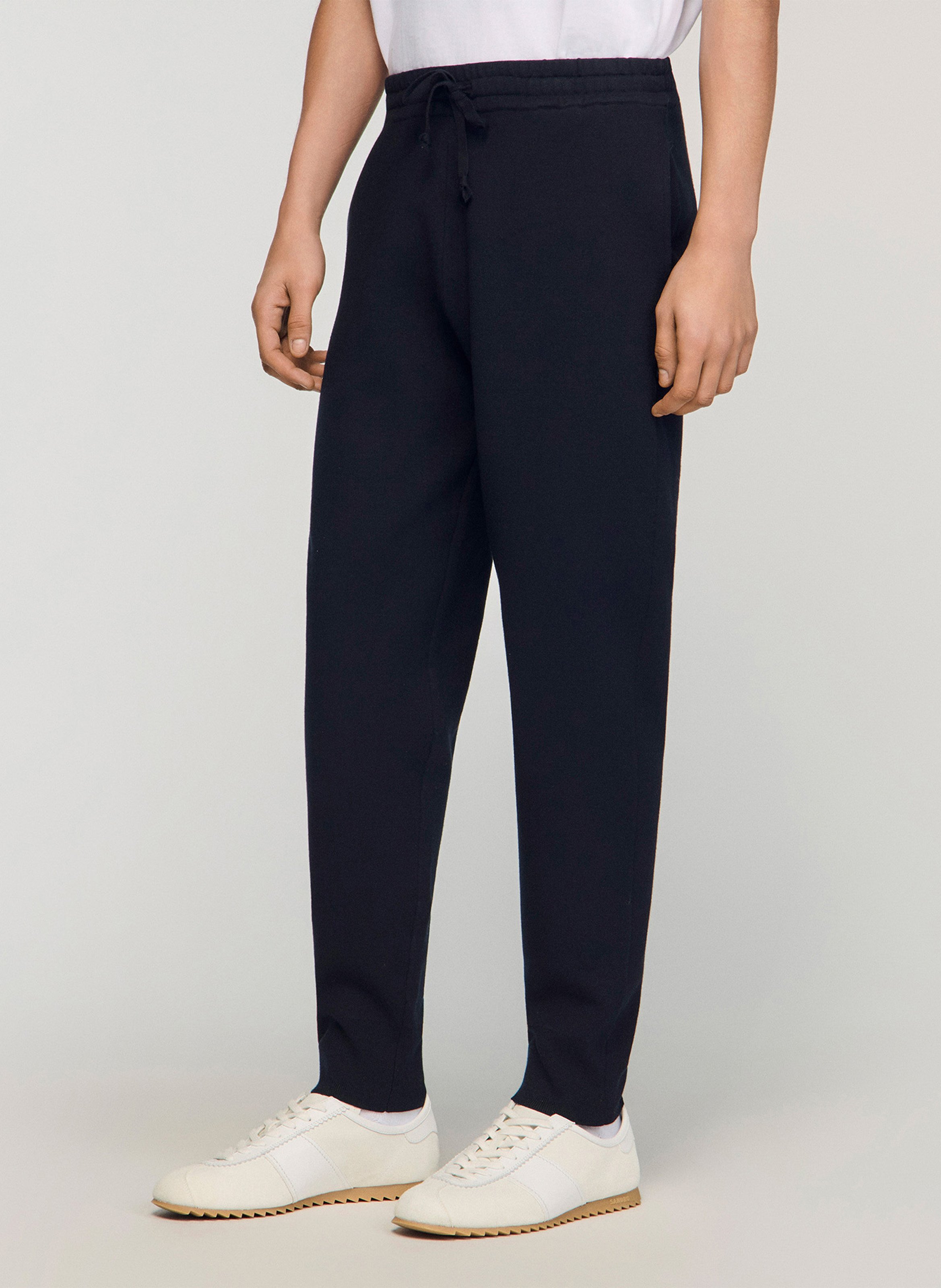 Jogging en maille SANDRO Bleu