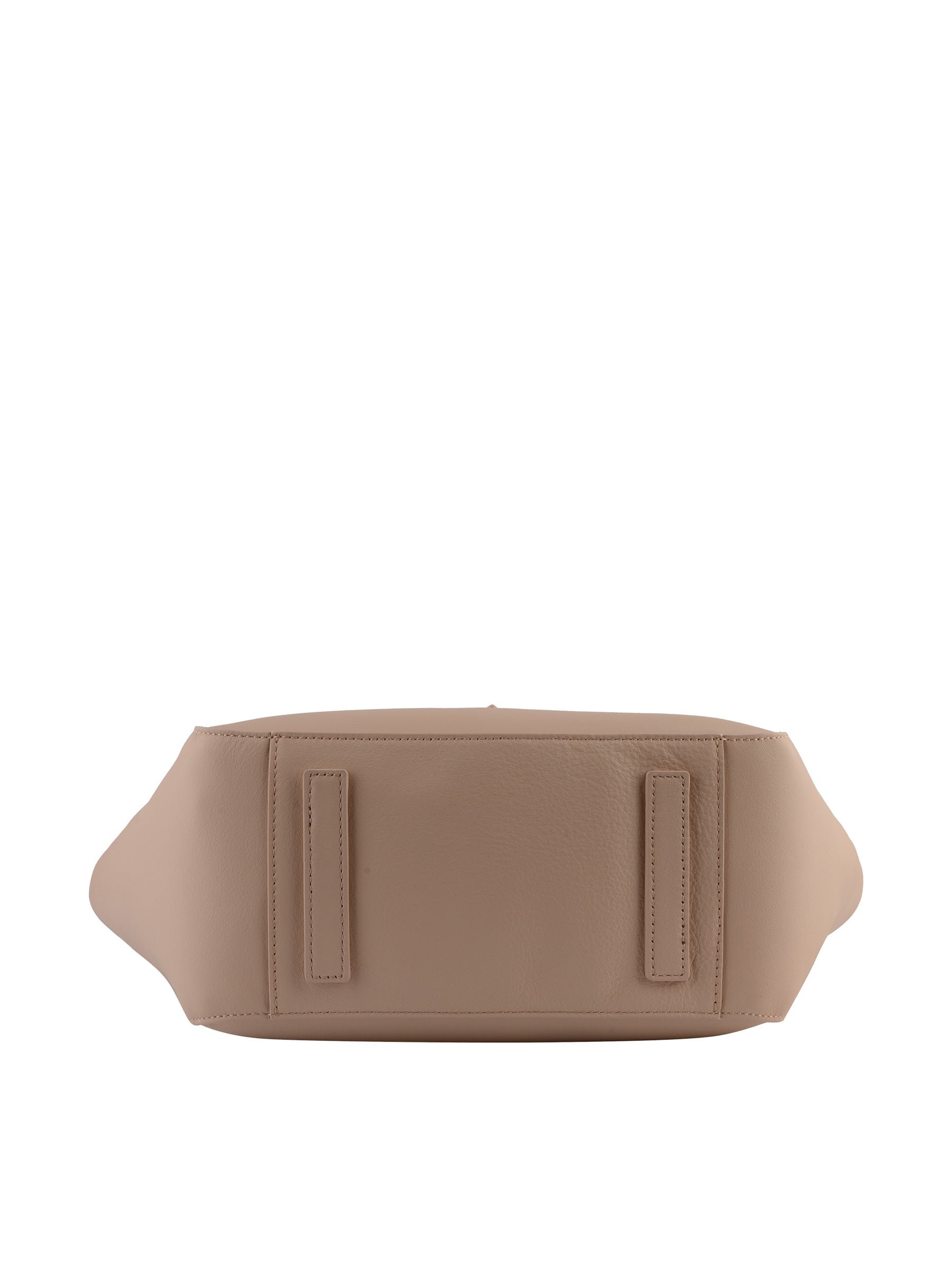 Cowhide leather tote bag POURCHET Pink