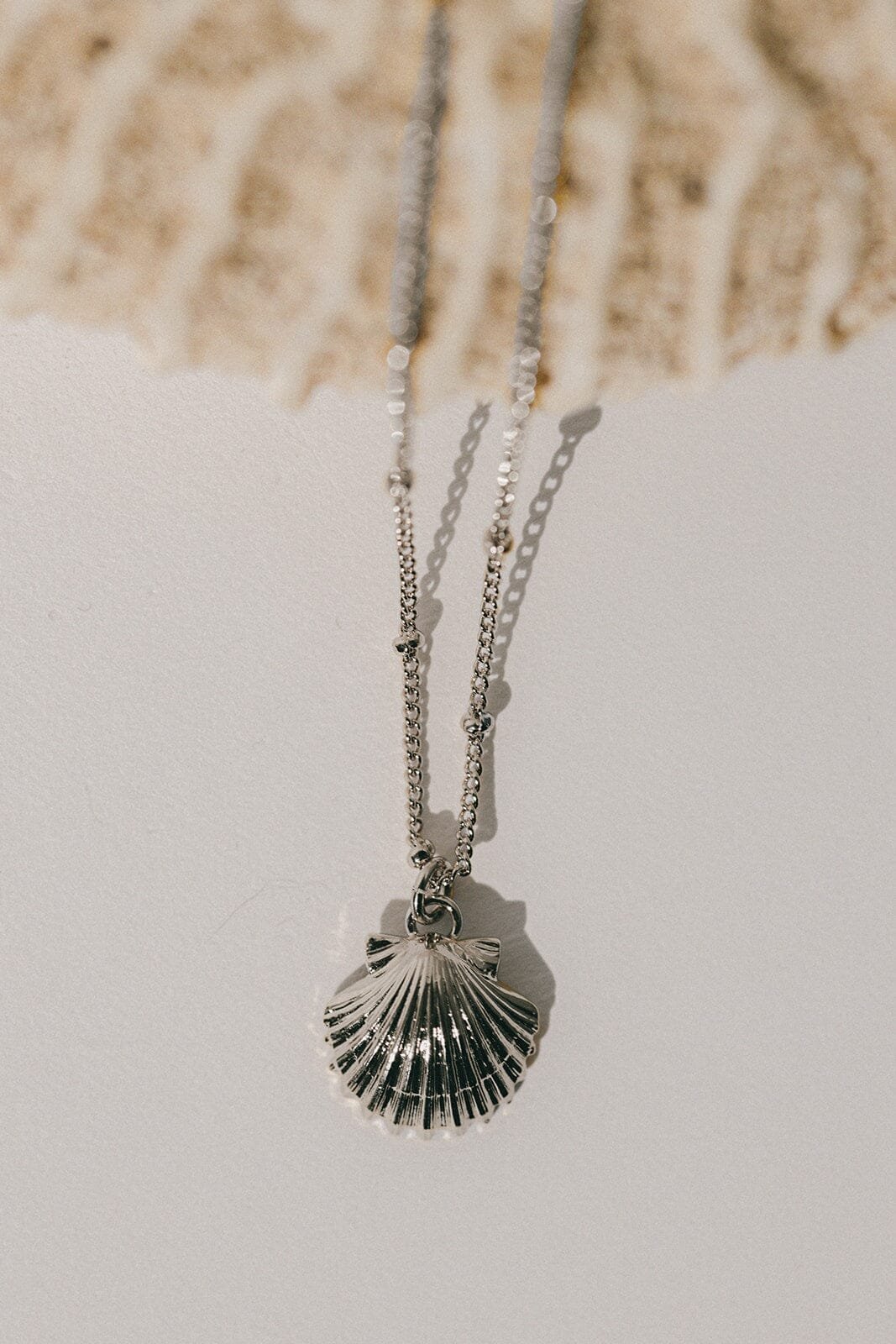 Gold-plated seashell necklace MONSIEUR SIMONE Silver