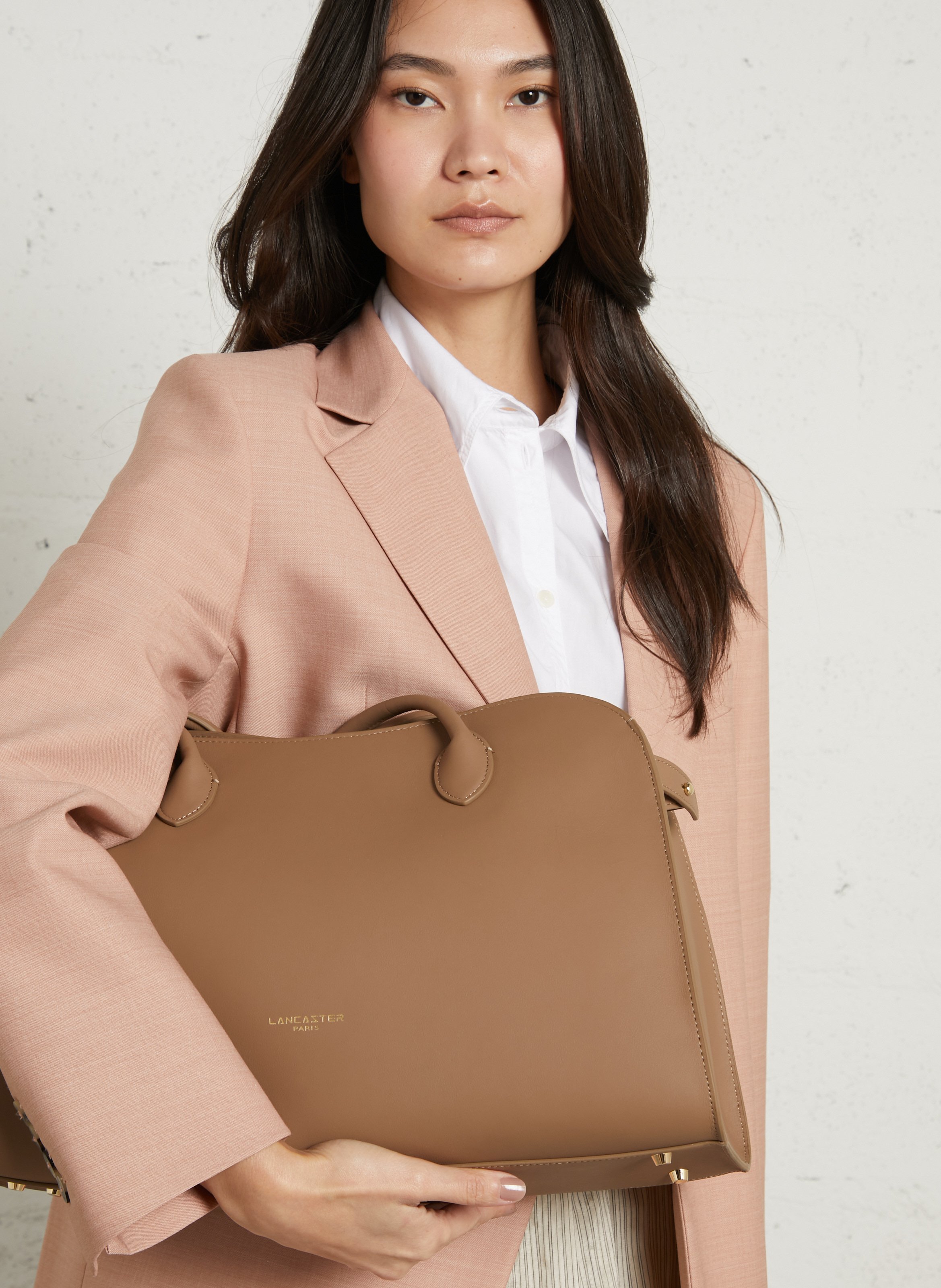 Ledershopper LANCASTER PARIS Braun