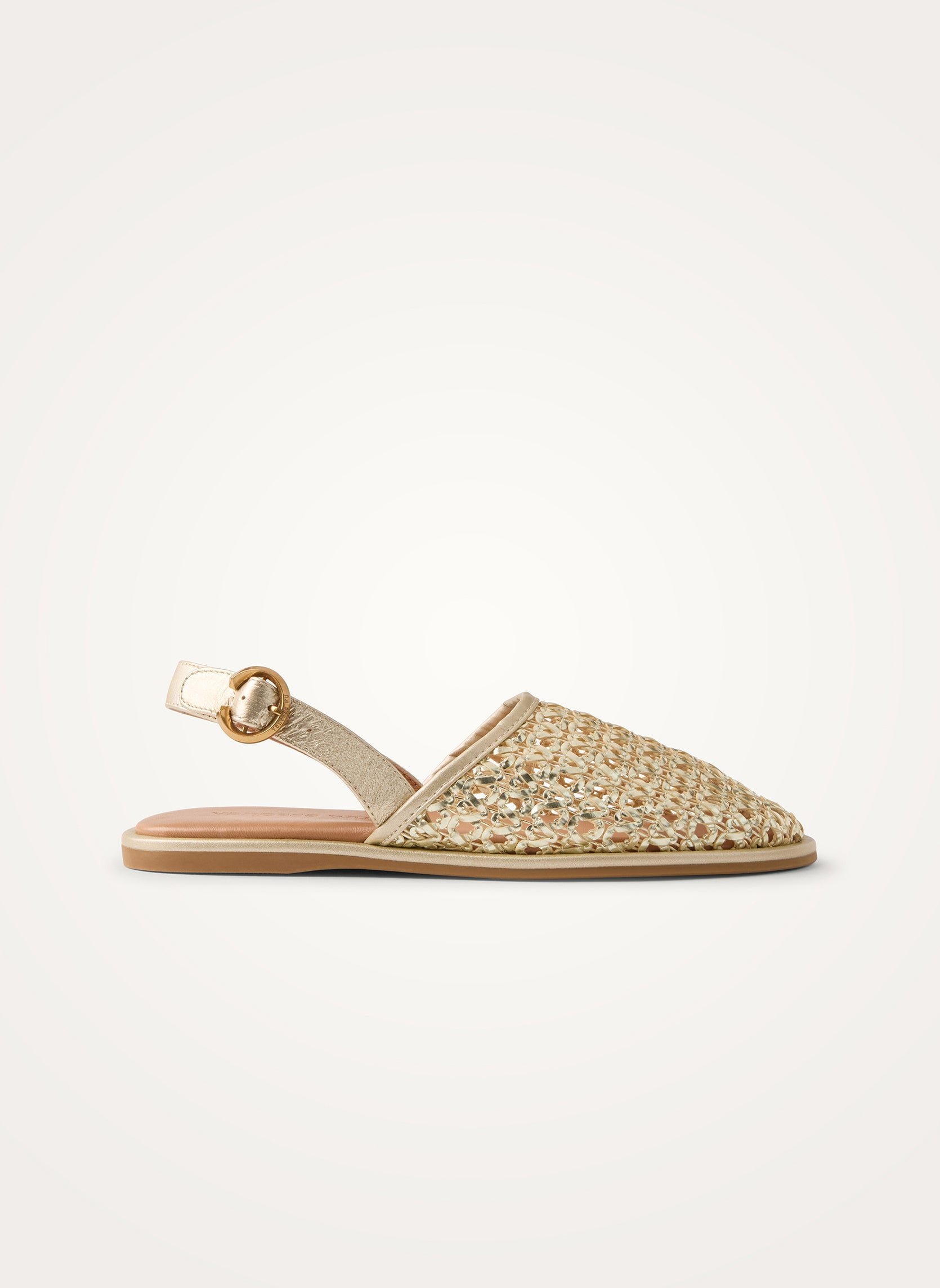 Woven slingback sandals with strap VANESSA WU