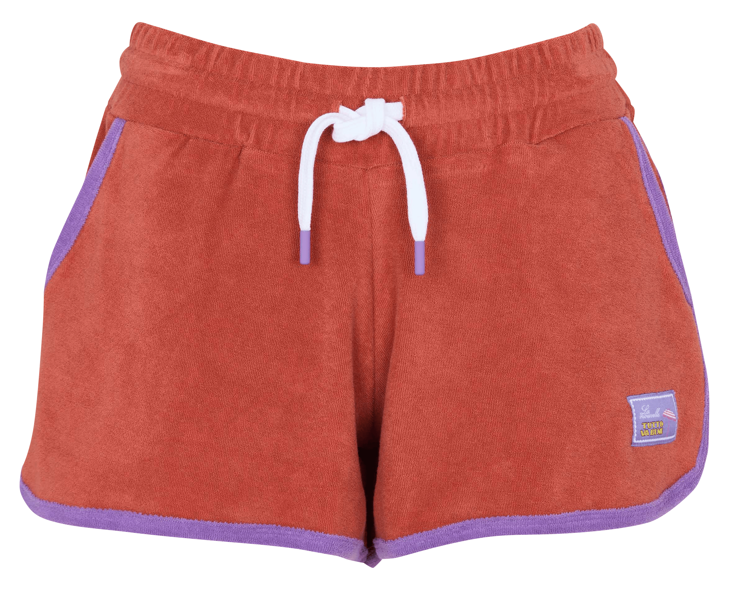 Straight cotton shorts LA NOUVELLE Brown