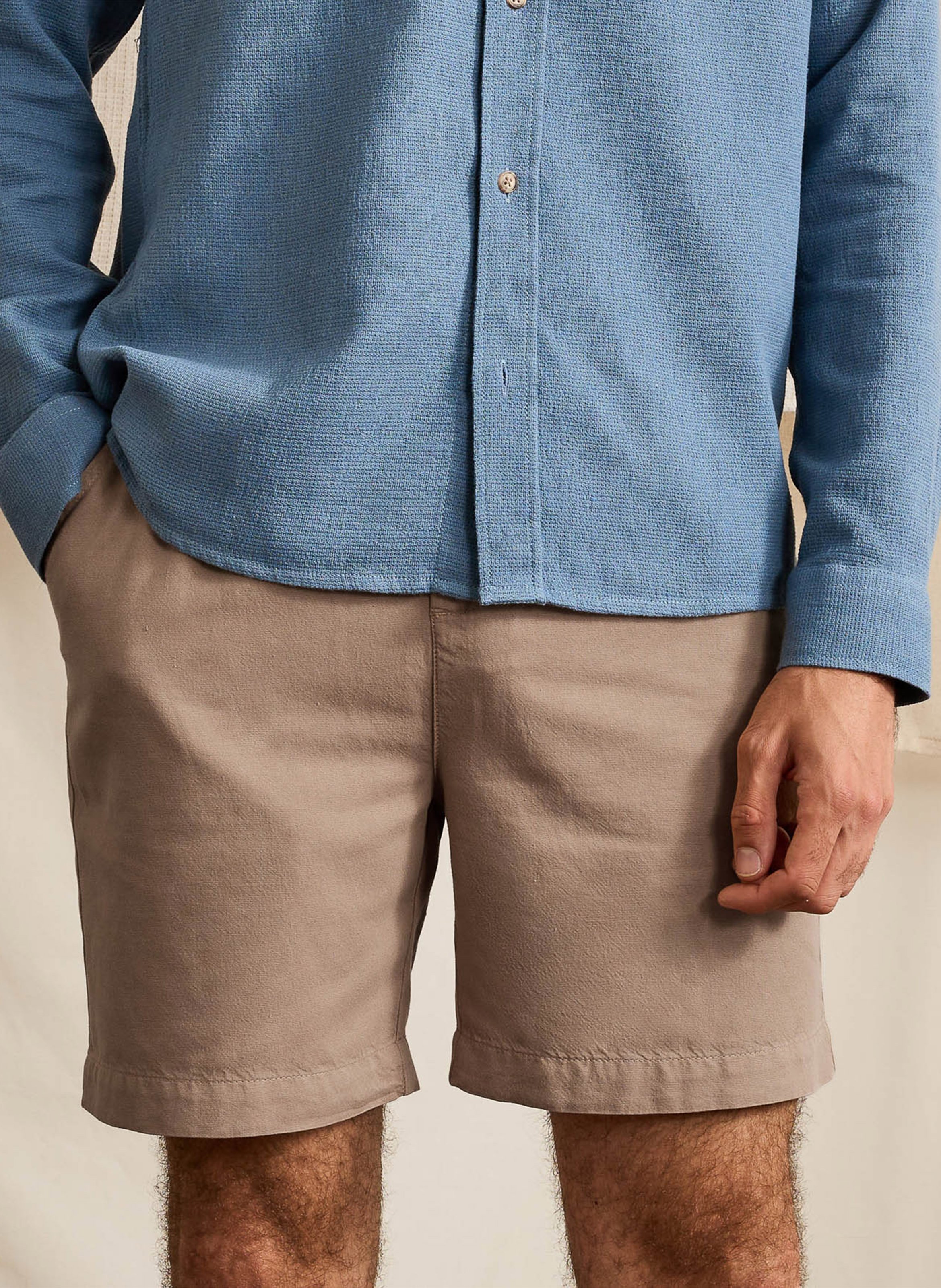 Recht short FAGUO Beige