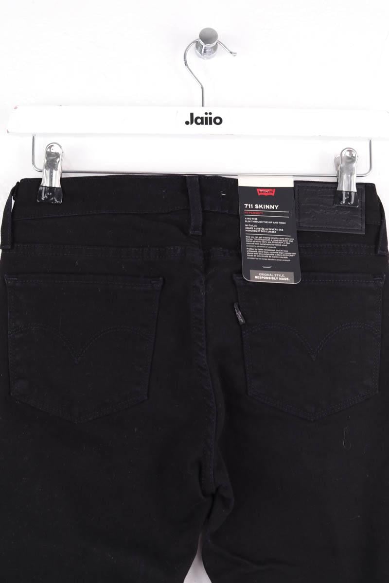 Cropped slim jeans with studs LEVI'S - Seconde main Black