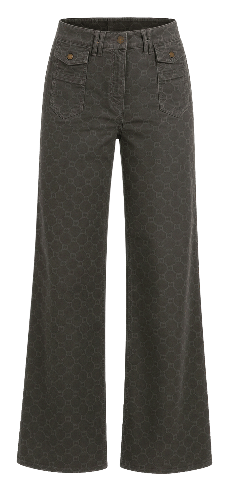 Flare jeans with monogram pattern in blended cotton GERARD DAREL