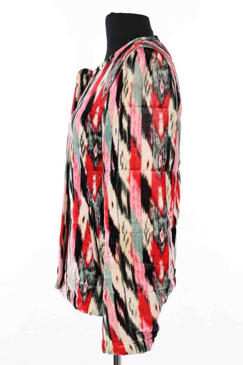 Regular-fit organic cotton jacket with sherpa collar ISABEL MARANT ÉTOILE - SECONDE MAIN Multicolored