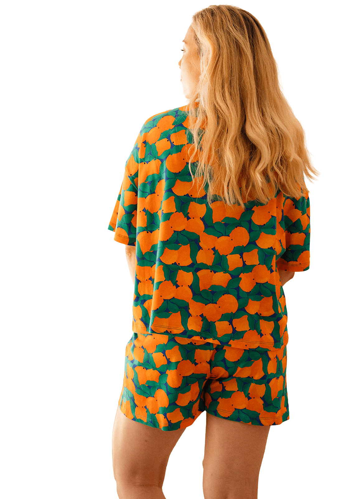 Ensemble de pyjama court ample imprimé WE ARE JOLIES Bleu