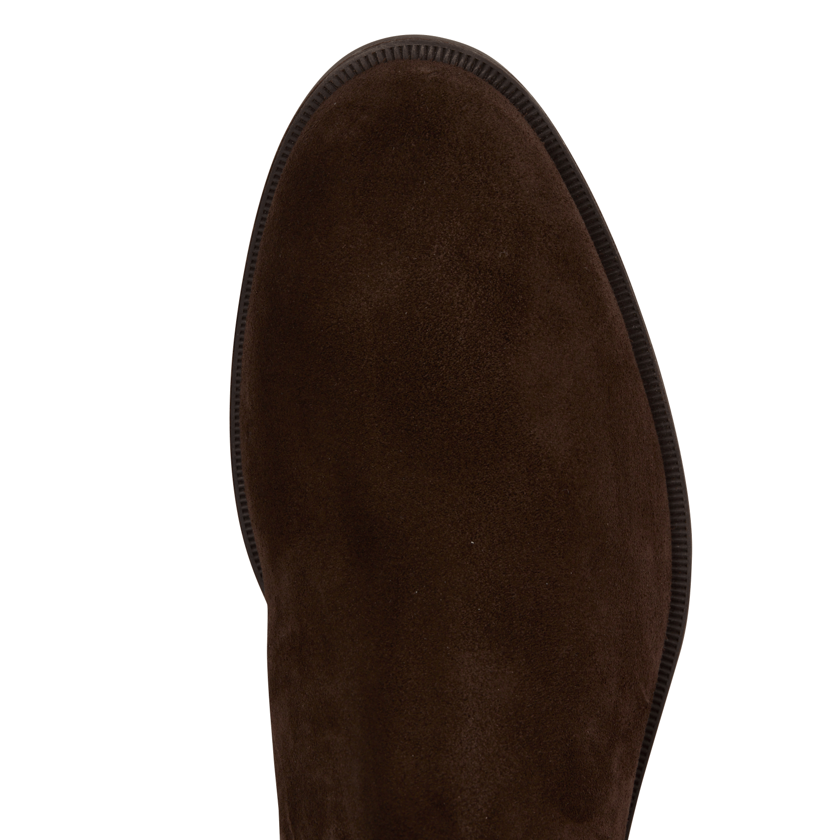 Boots chelsea en cuir velours HACKETT Marron