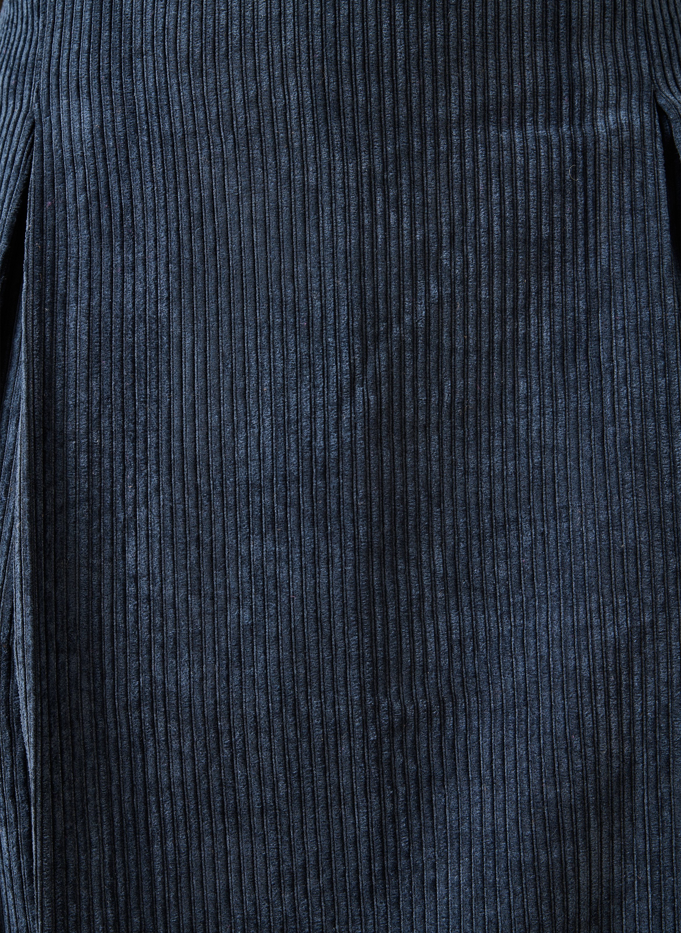 Flared corduroy skirt LA FEE MARABOUTEE Blue