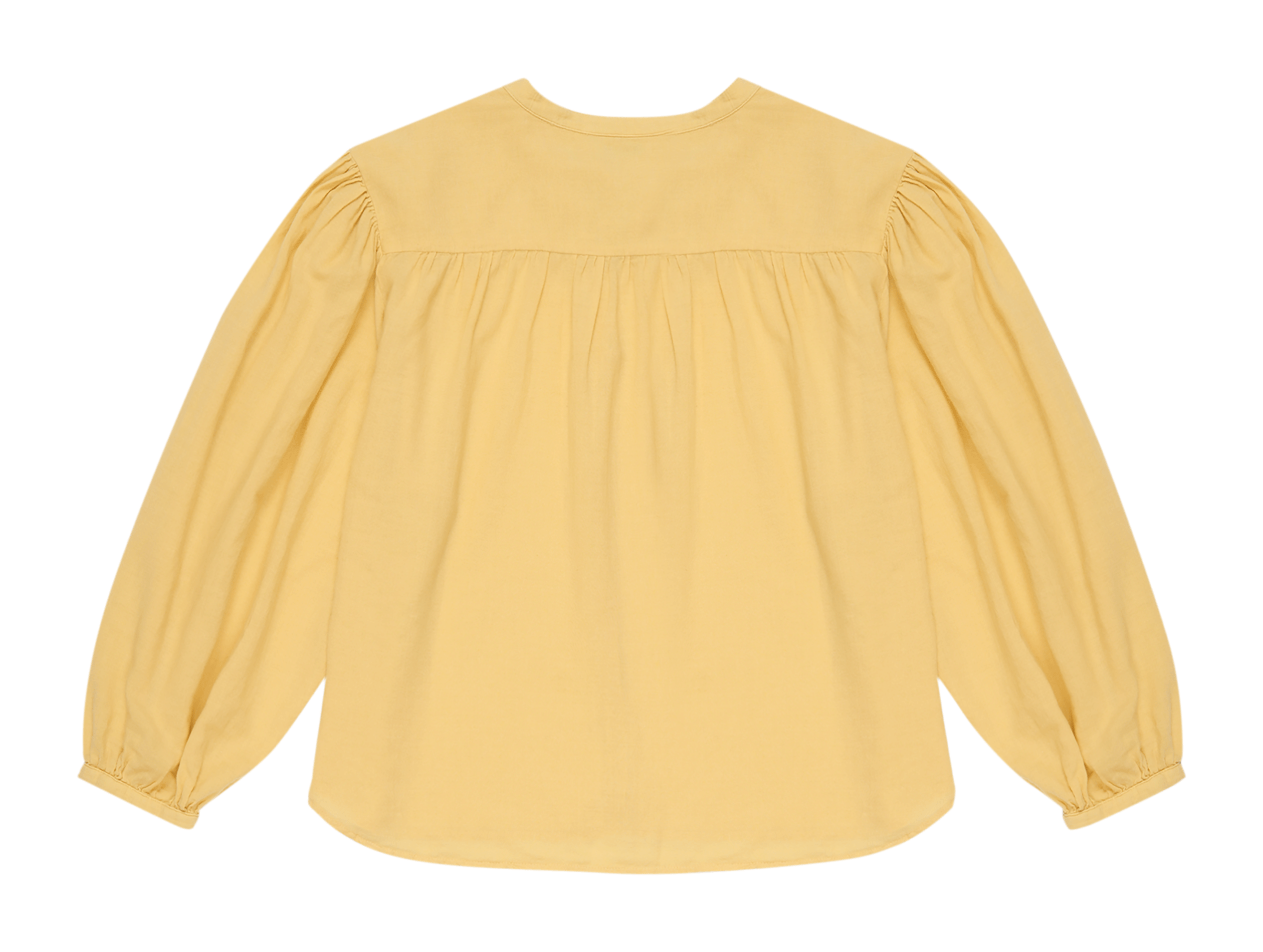 Cotton henley top THE NEW SOCIETY Yellow