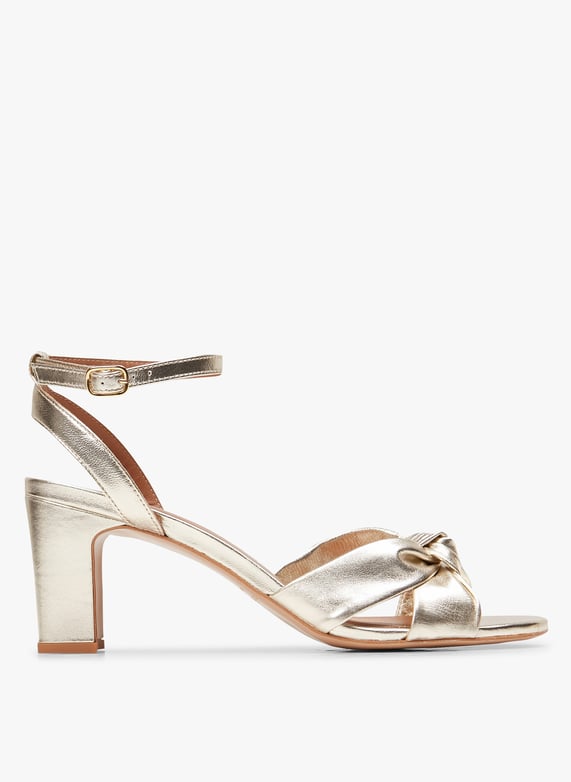 MELLOW YELLOW IVANA Sandales hautes en cuir Dore