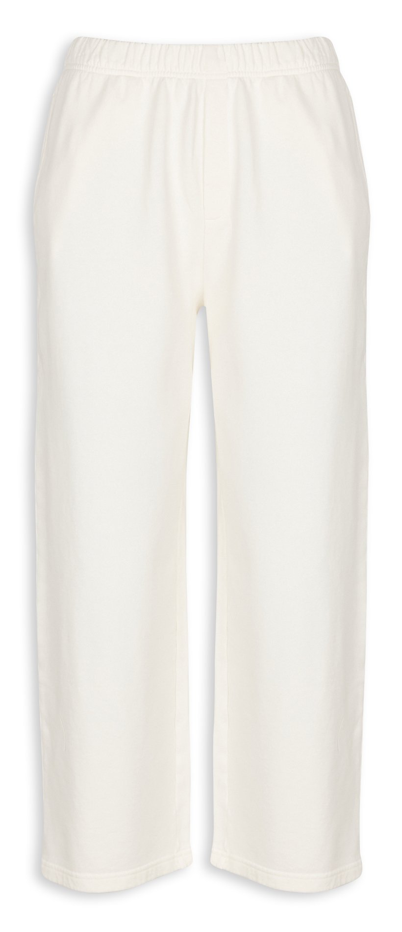 Jogging droit en coton molletonné BELLEPIECE Beige