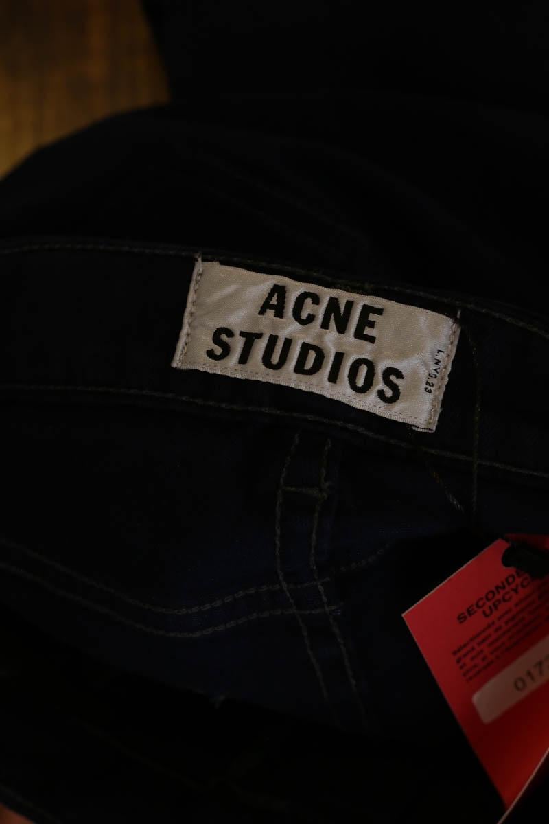 Cotton skinny jeans ACNE STUDIOS - Seconde Main Blue