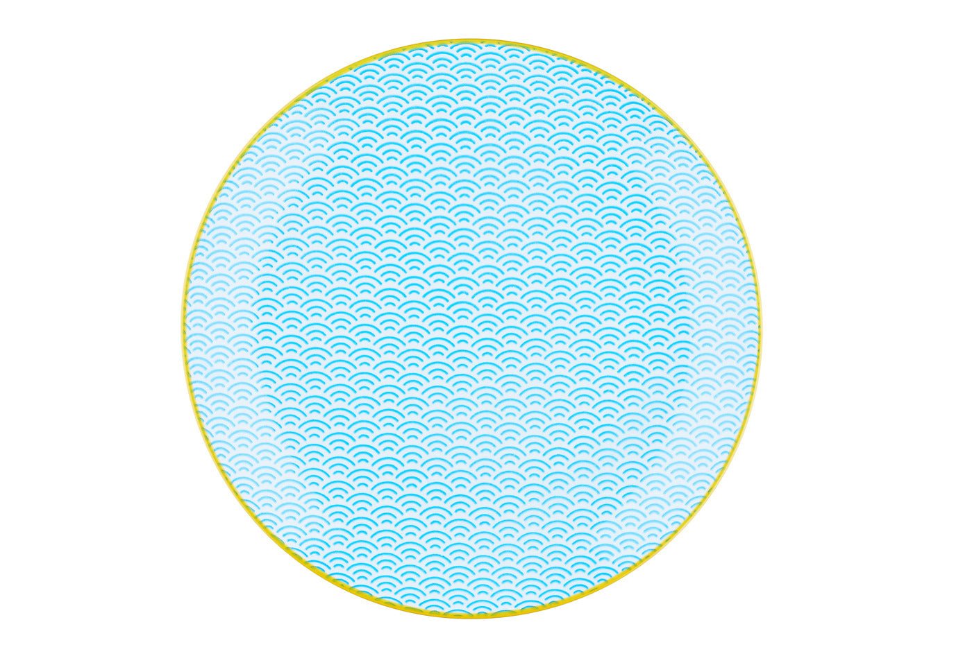 Assiette pattern ø26cm - 6 pièces - color Bleu