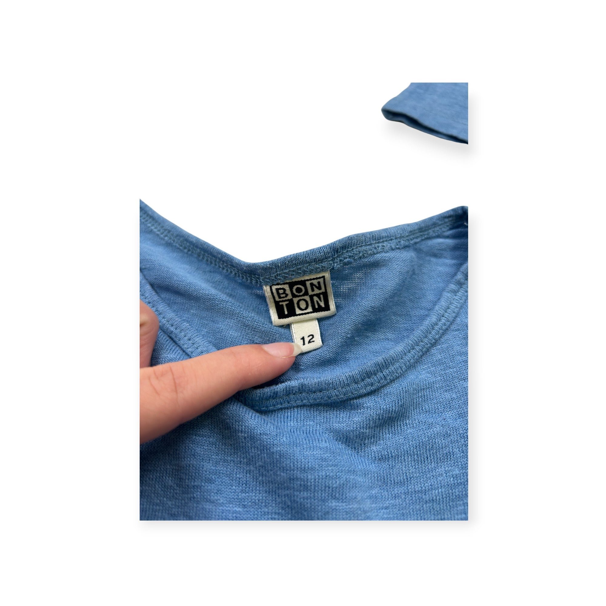 Blue children's T-shirt - 12 years BONTON - Seconde Main Blue