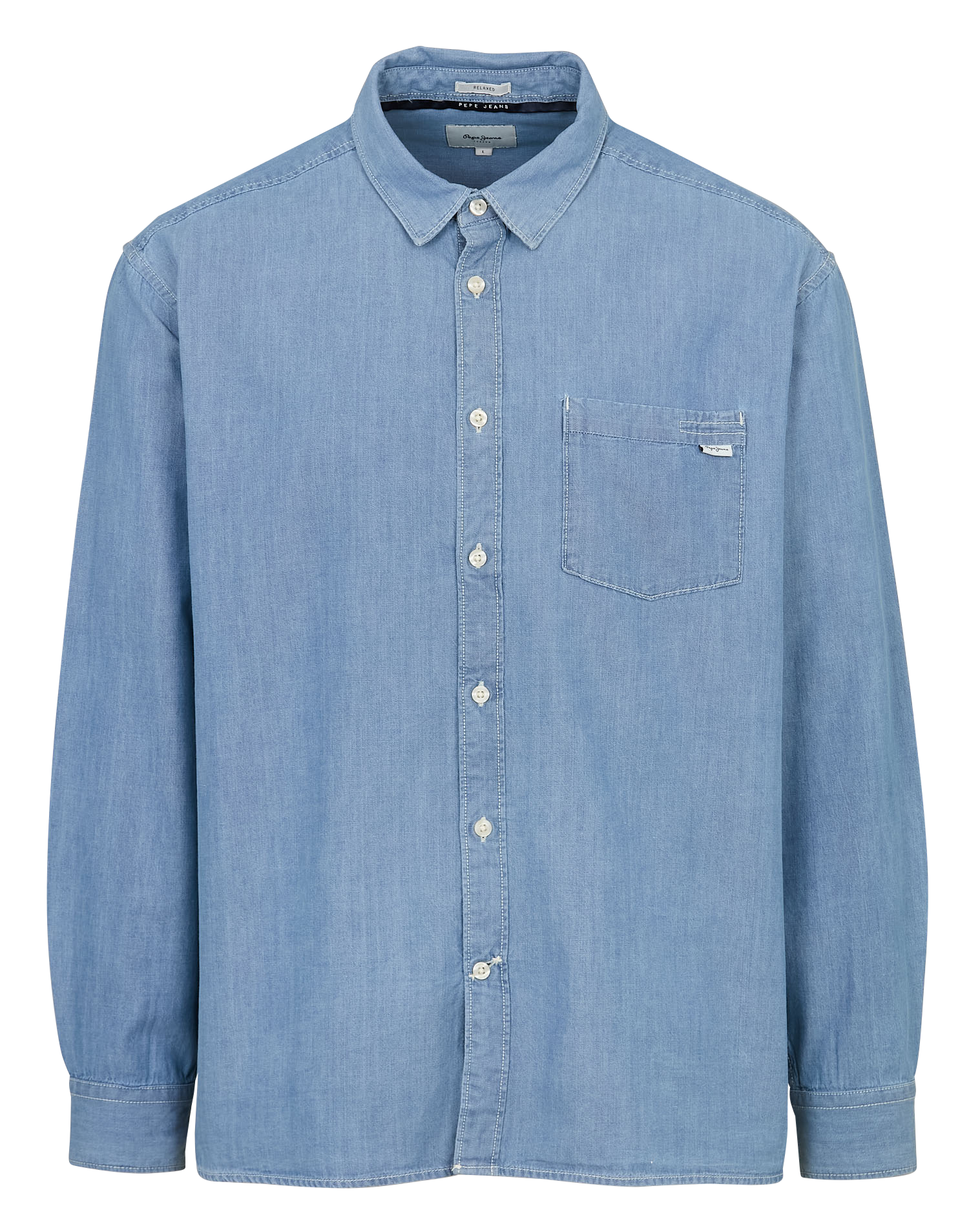 Bridget denim shirt PEPE JEANS Blue
