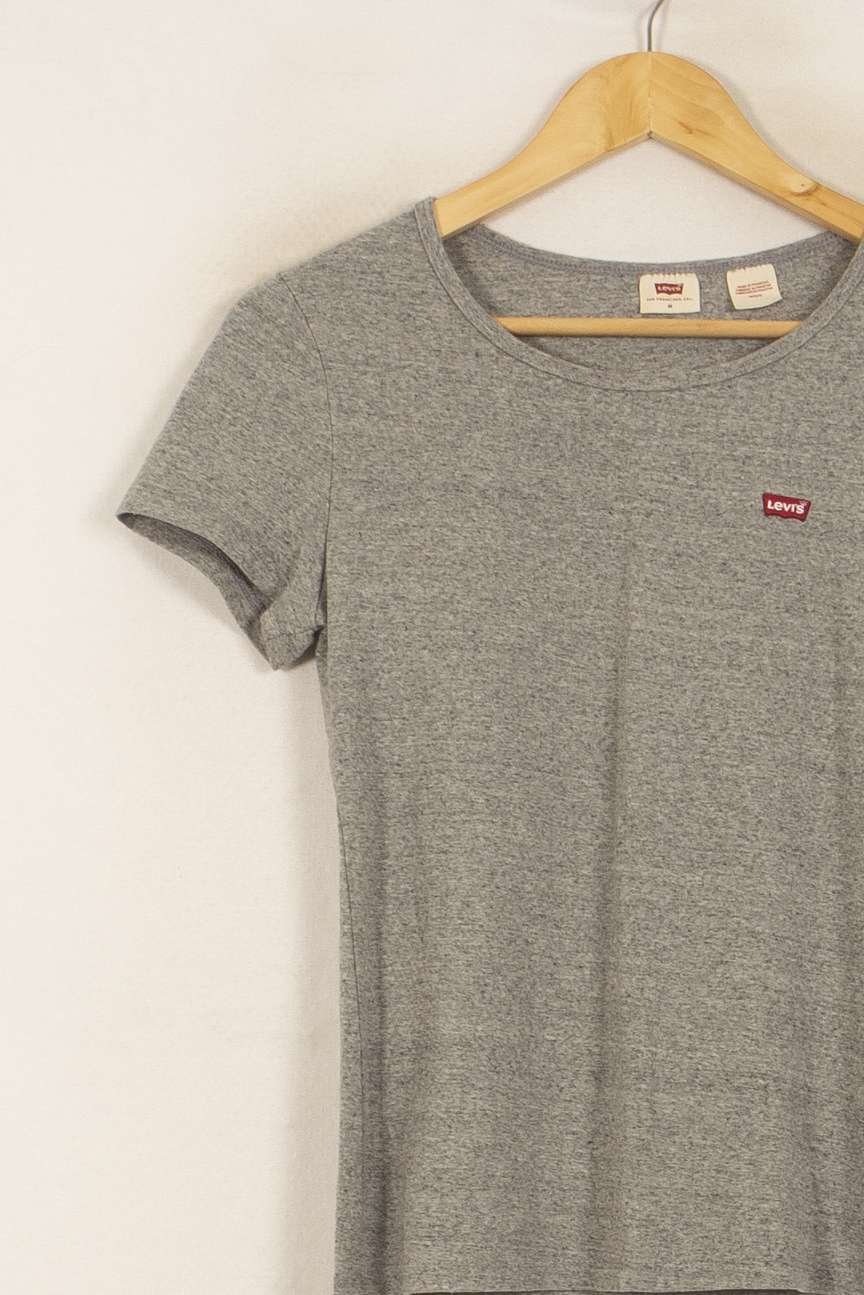 Tommy Badge T-shirt LEVI'S - Seconde main Grey