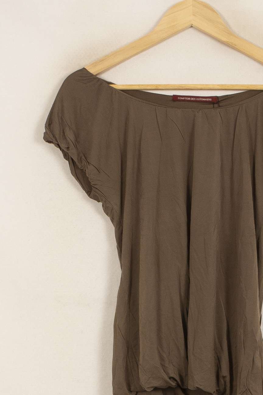 Tommy Badge T-shirt COMPTOIR DES COTONNIERS - Seconde main Beige