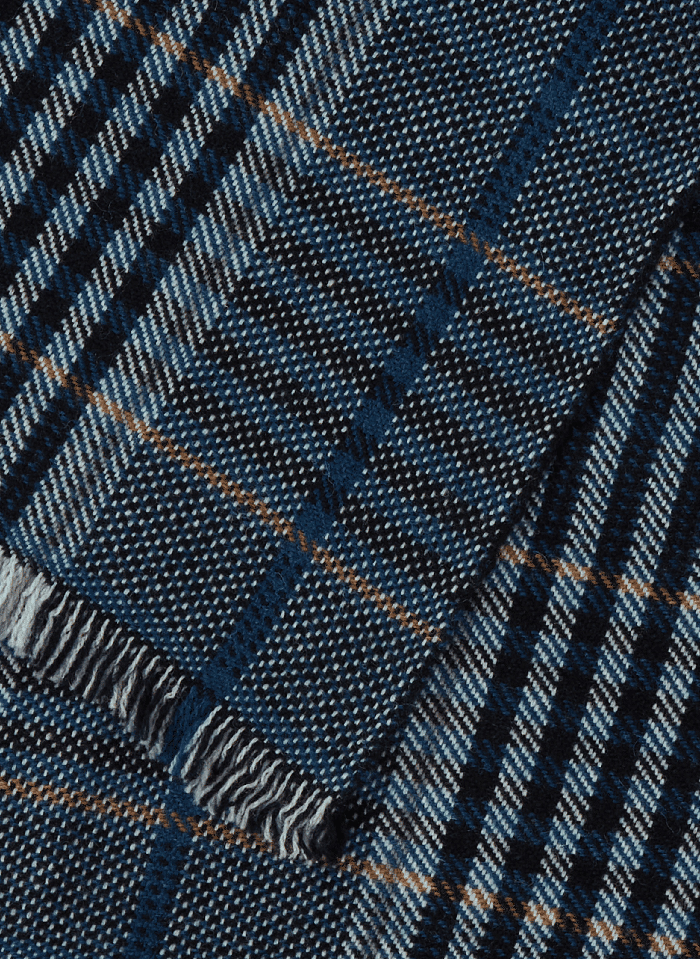 Check pattern scarf SAISON 1865 Multicolored