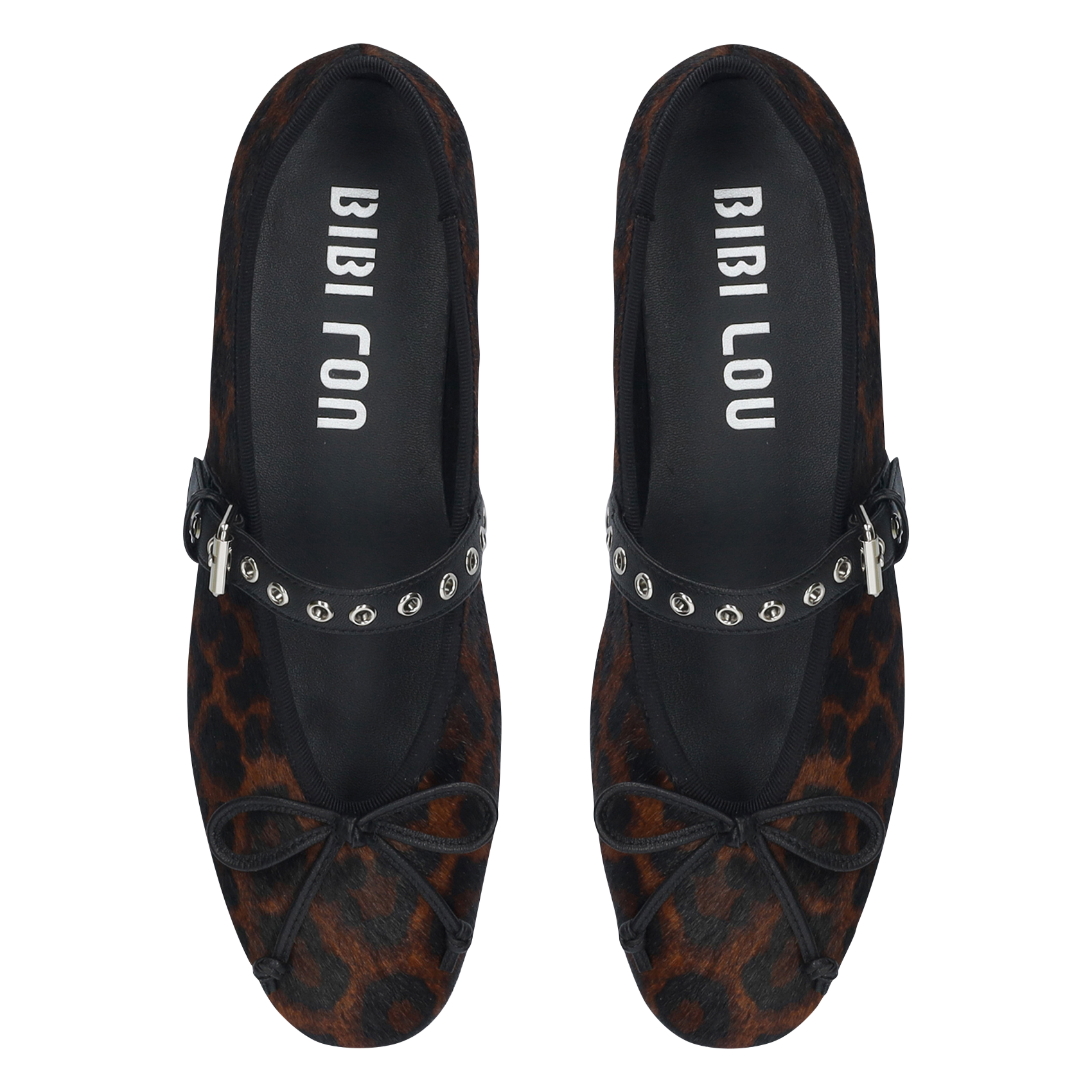 Ballerines en cuir pony imprimé BIBI LOU Multicolore