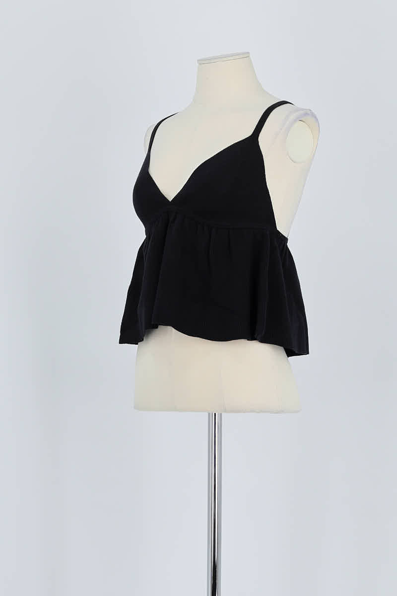 Azawood sleeveless top SEZANE - Seconde main Black