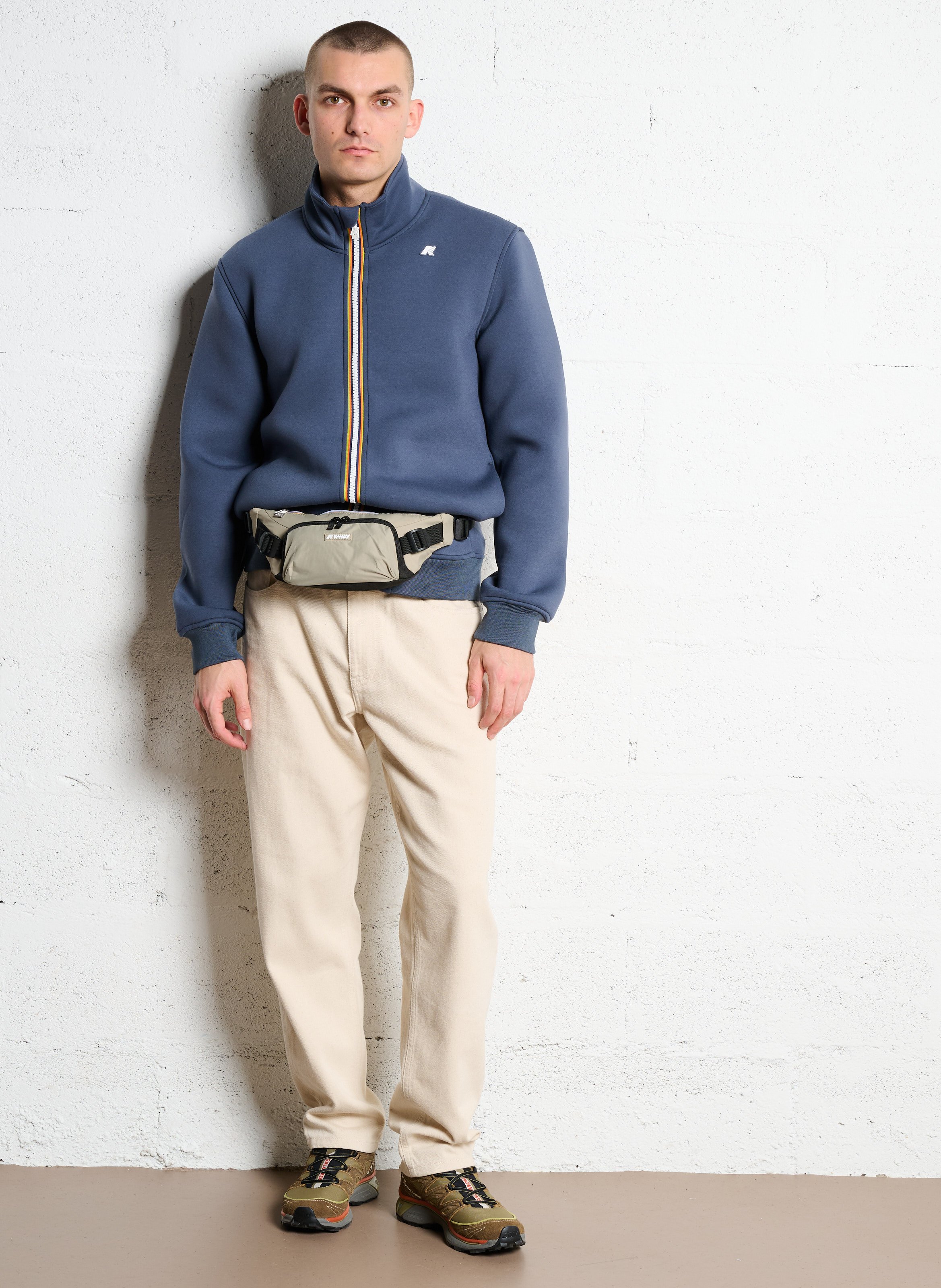 Sac banane en nylon imperméable K-WAY Vert