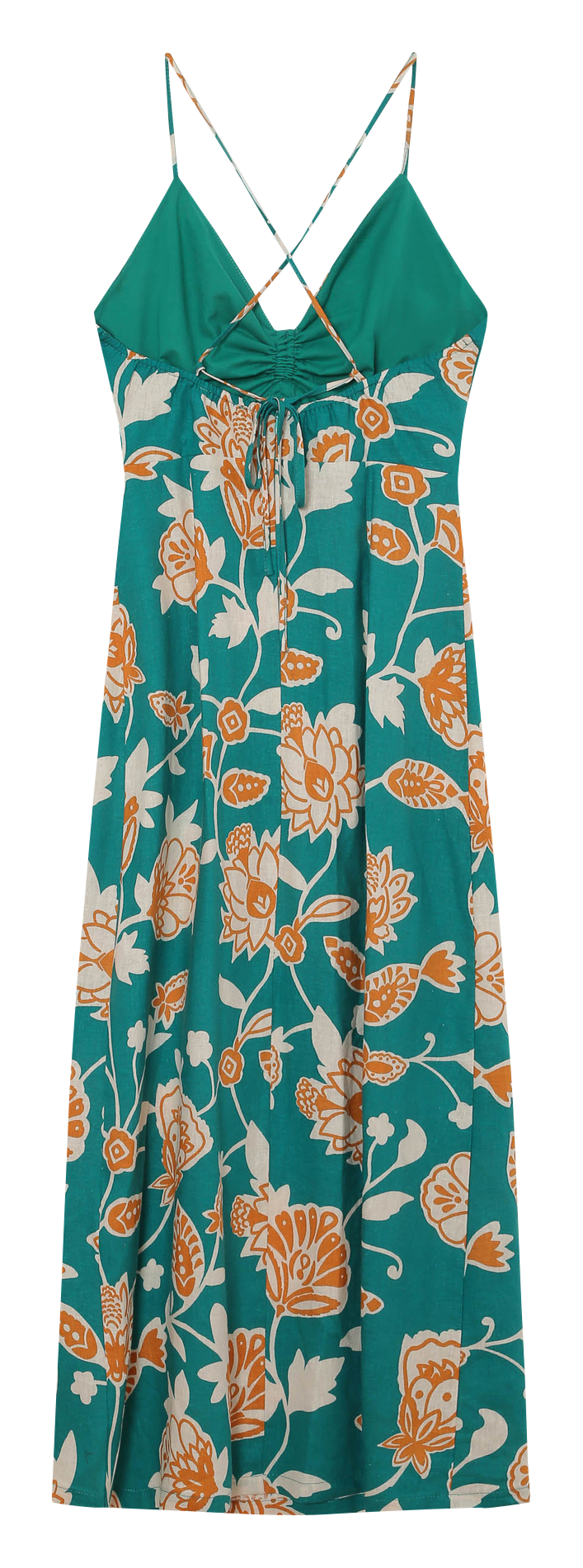 Robe longue à imprimé floral GRACE ET MILA Vert