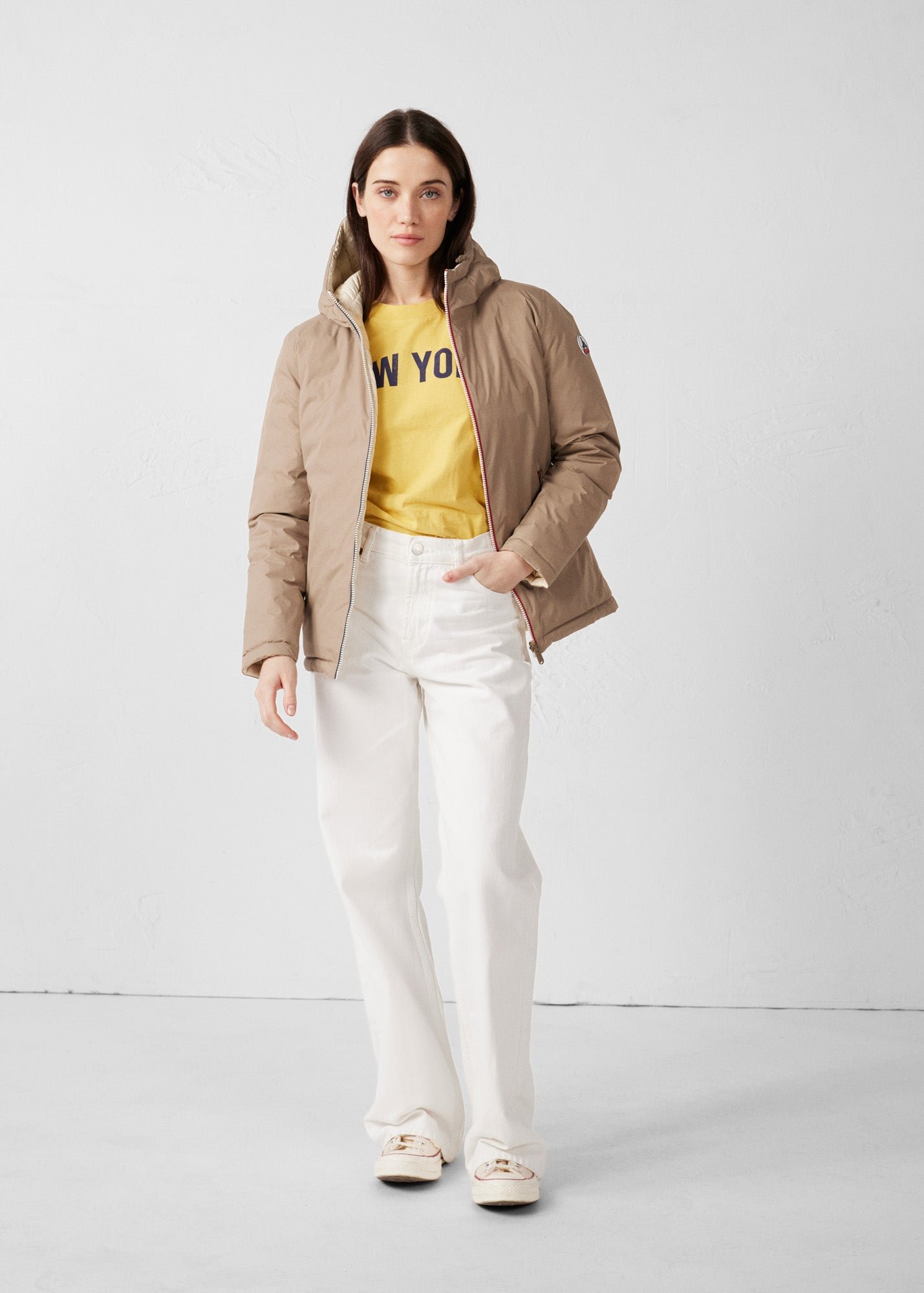 Doudoune réversible bergame JOTT Marron