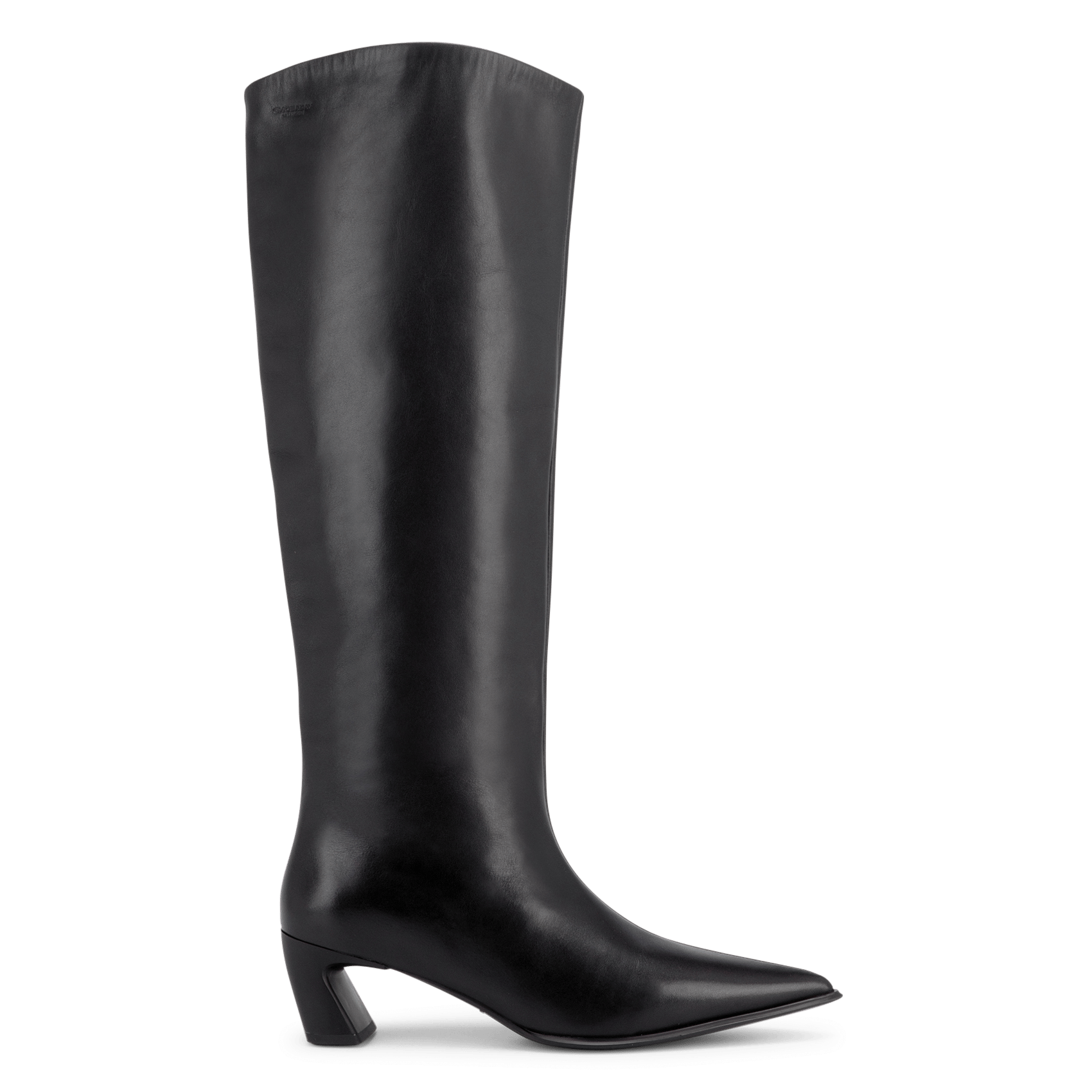 High leather pointed toe boots VAGABOND Black