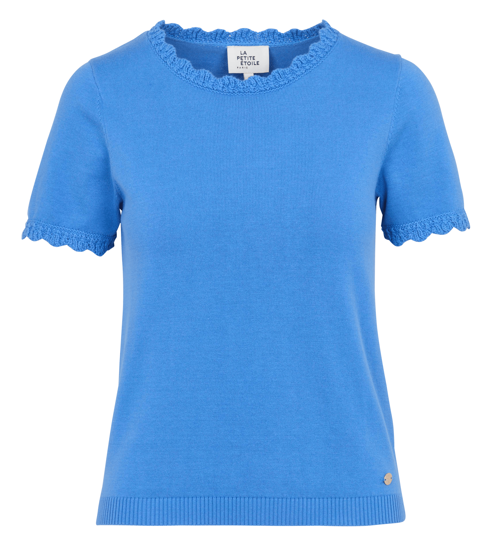 Straight cotton sweater LA PETITE ETOILE Blue