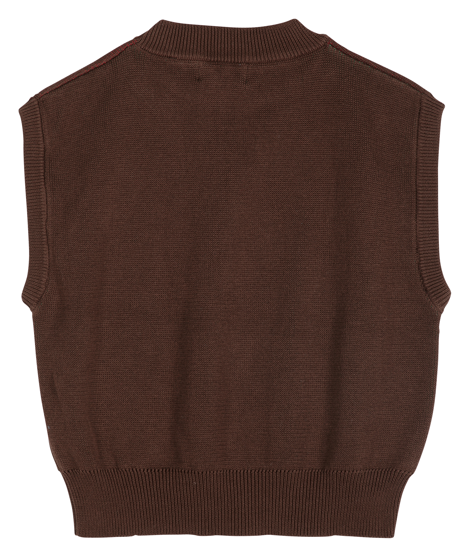 Sleeveless patterned sweater BOBO CHOSES Brown