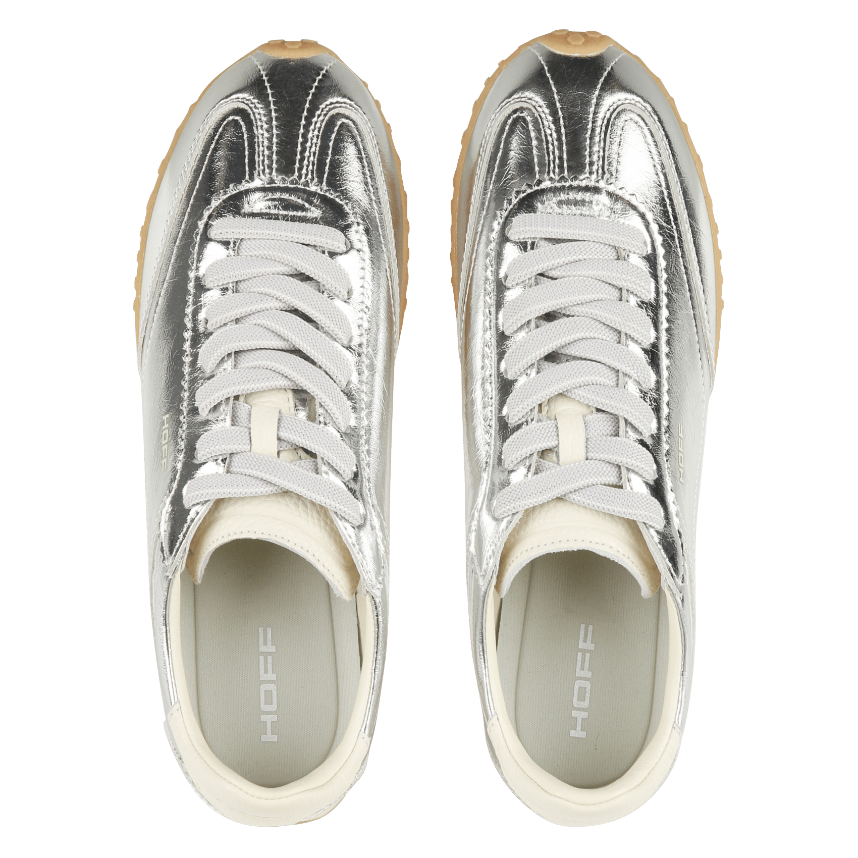 Baskets basses en cuir HOFF Argent
