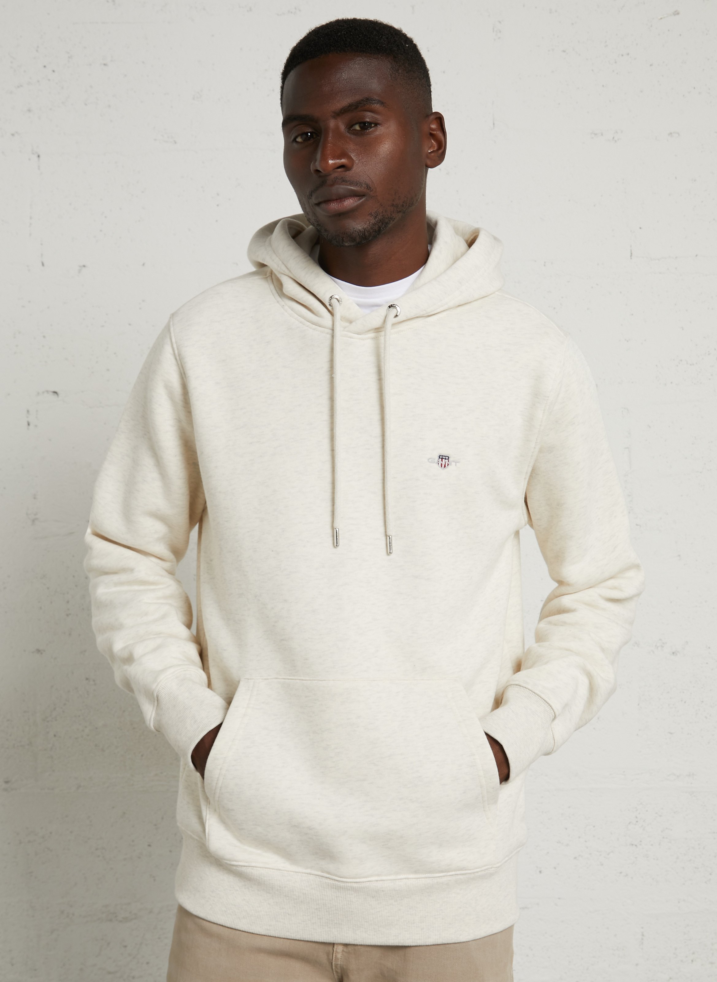 Regular-fit sweater met capuchon | katoenblend GANT