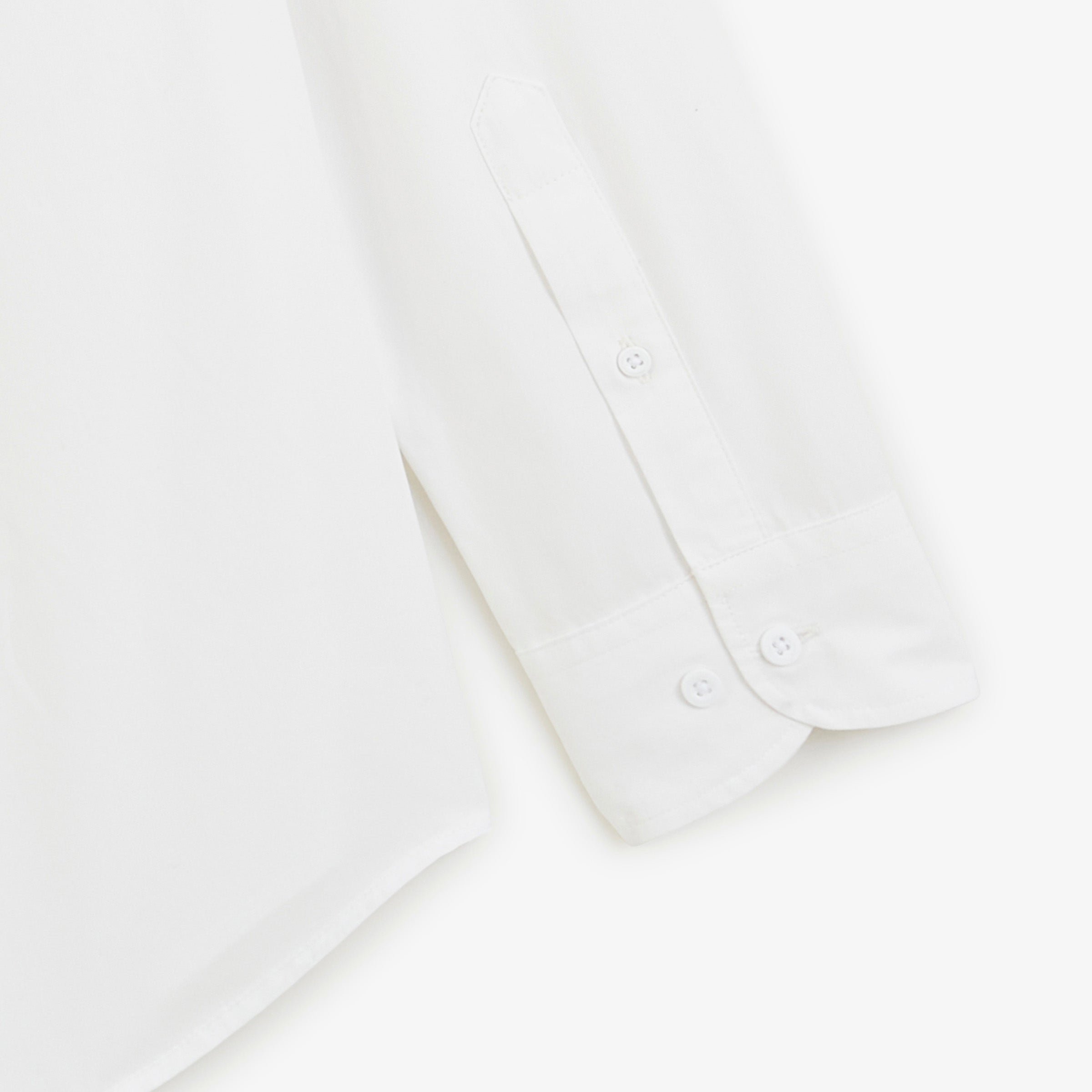 White cotton poplin long-sleeve shirt SERGE BLANCO White
