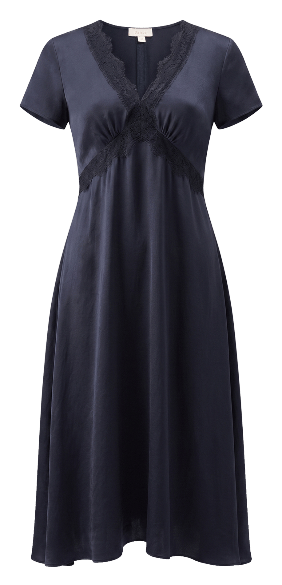Midi dress with V-neck PABLO Blue